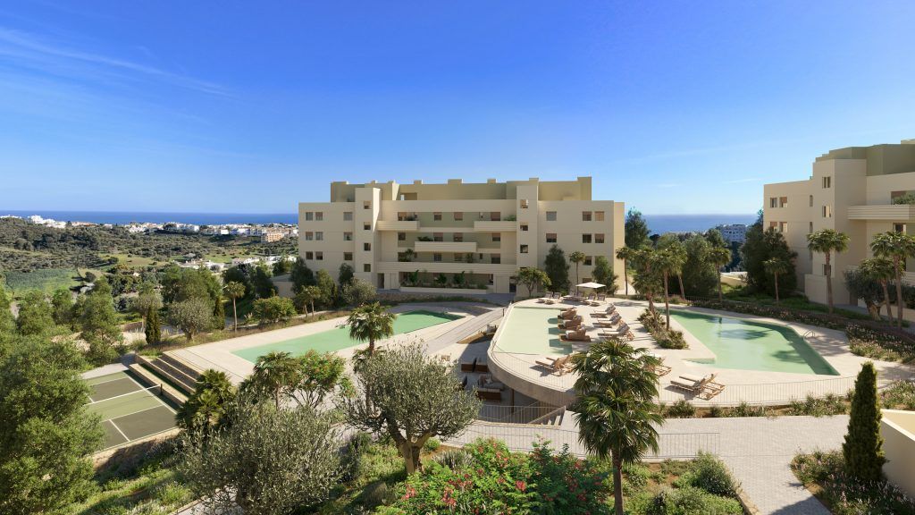 Penthouse for sale in Calaburra, Mijas - view of the residential complex exterior