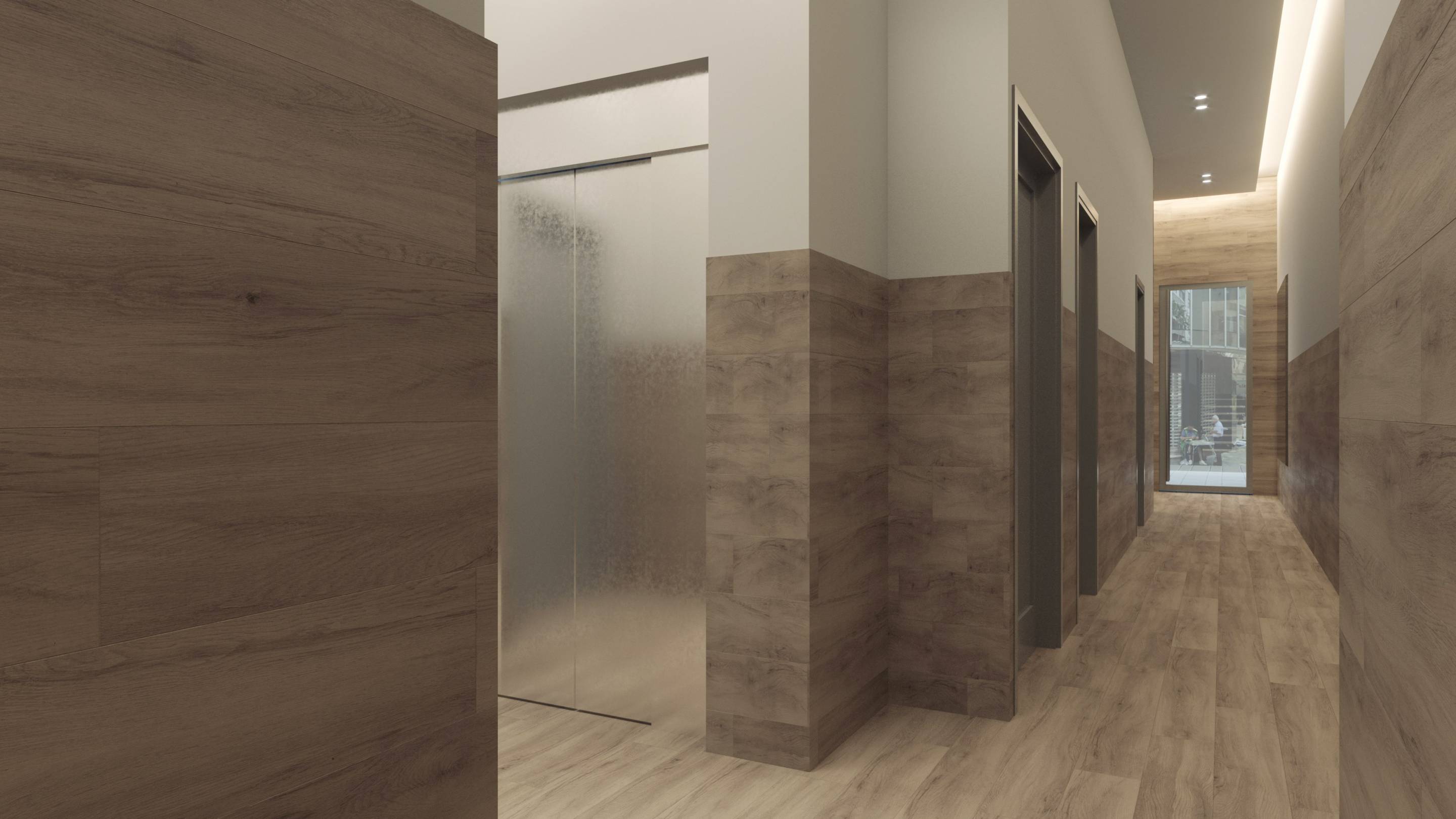 Shower enclosure in bathroom, new-build apartment, Centro, Torrevieja