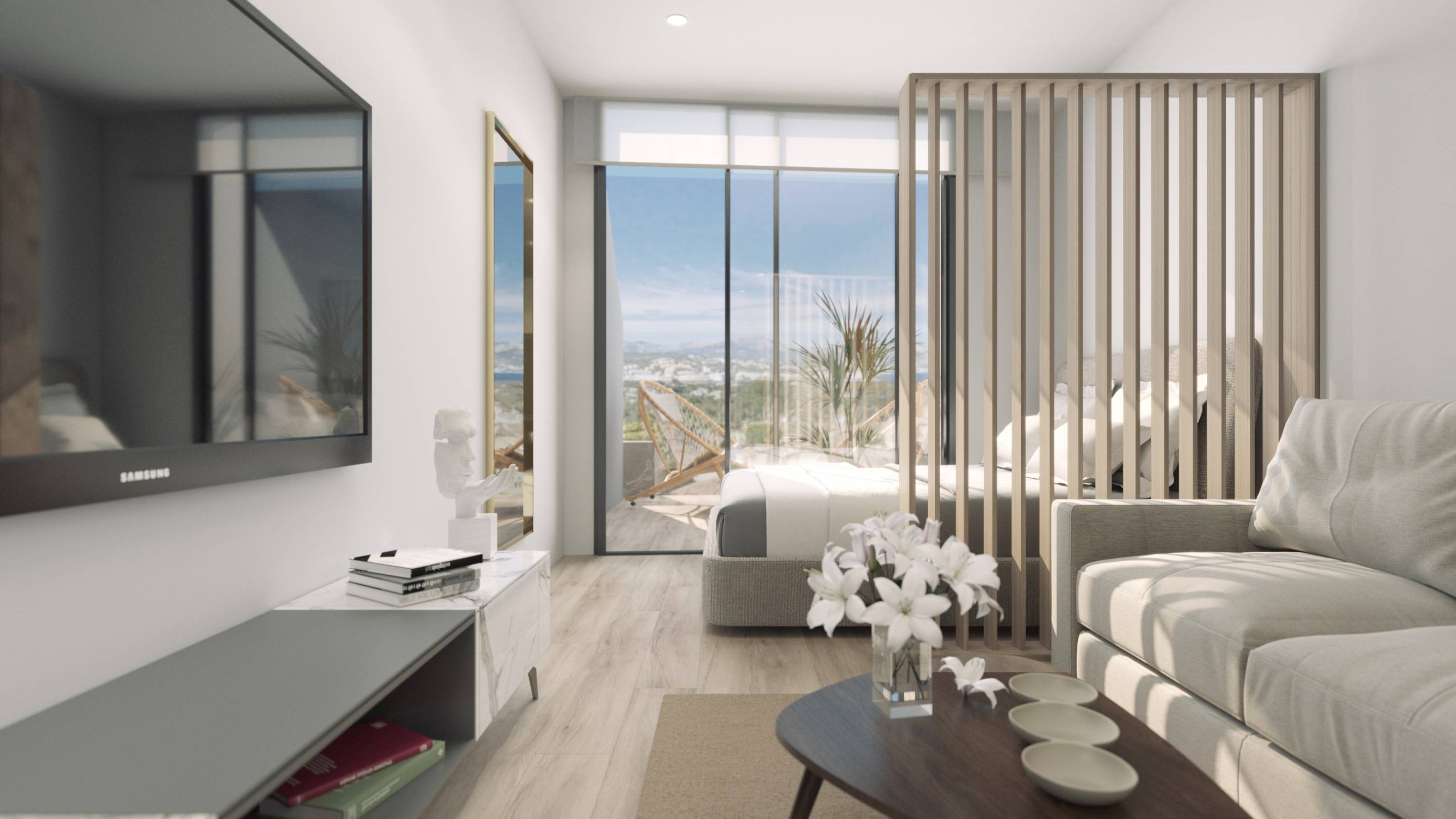 Lounge area with sofa seating in 2-bedroom apartment, Centro, Torrevieja