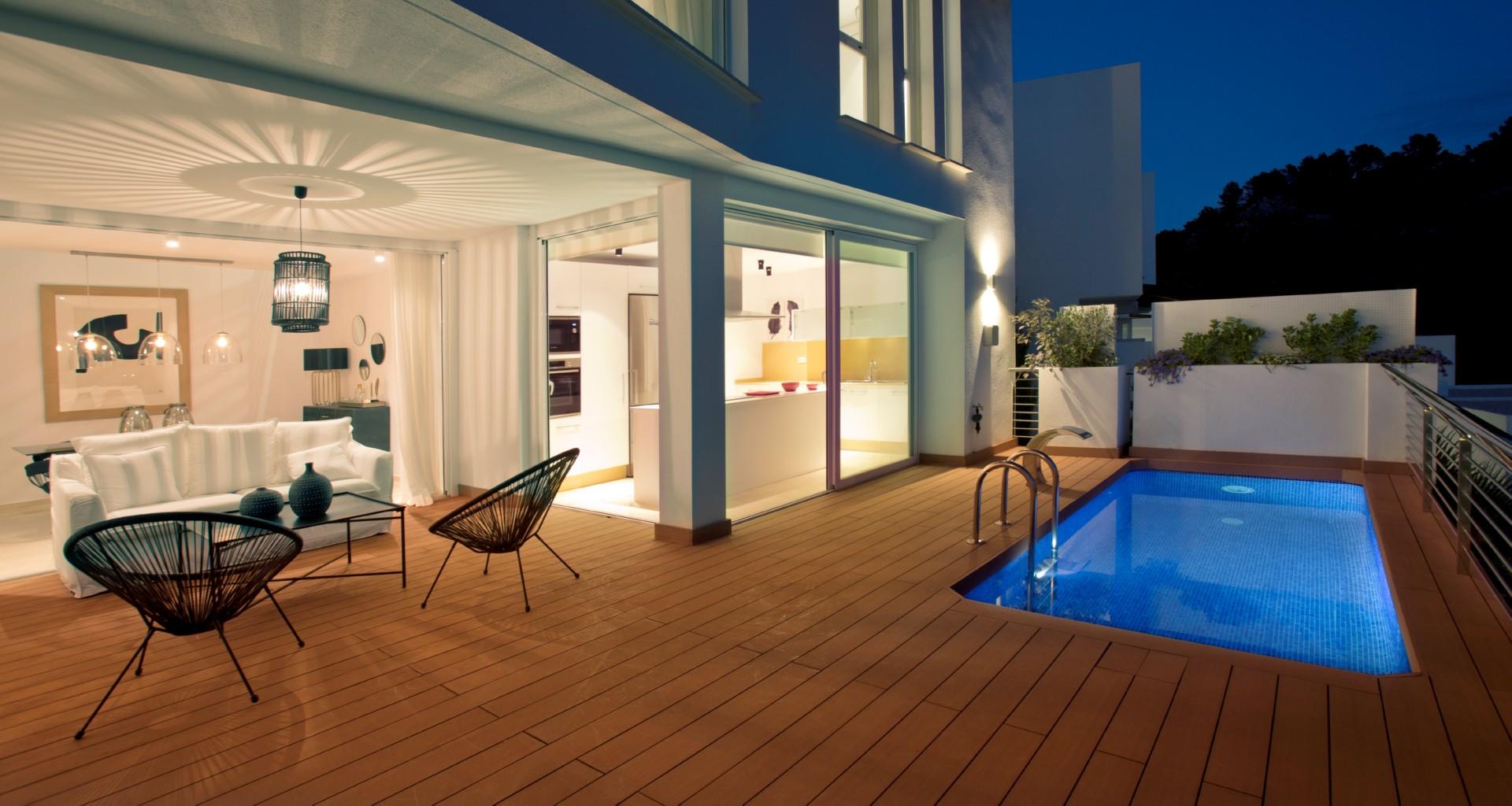 En-suite bathroom in new-build villa, Altea la Vella