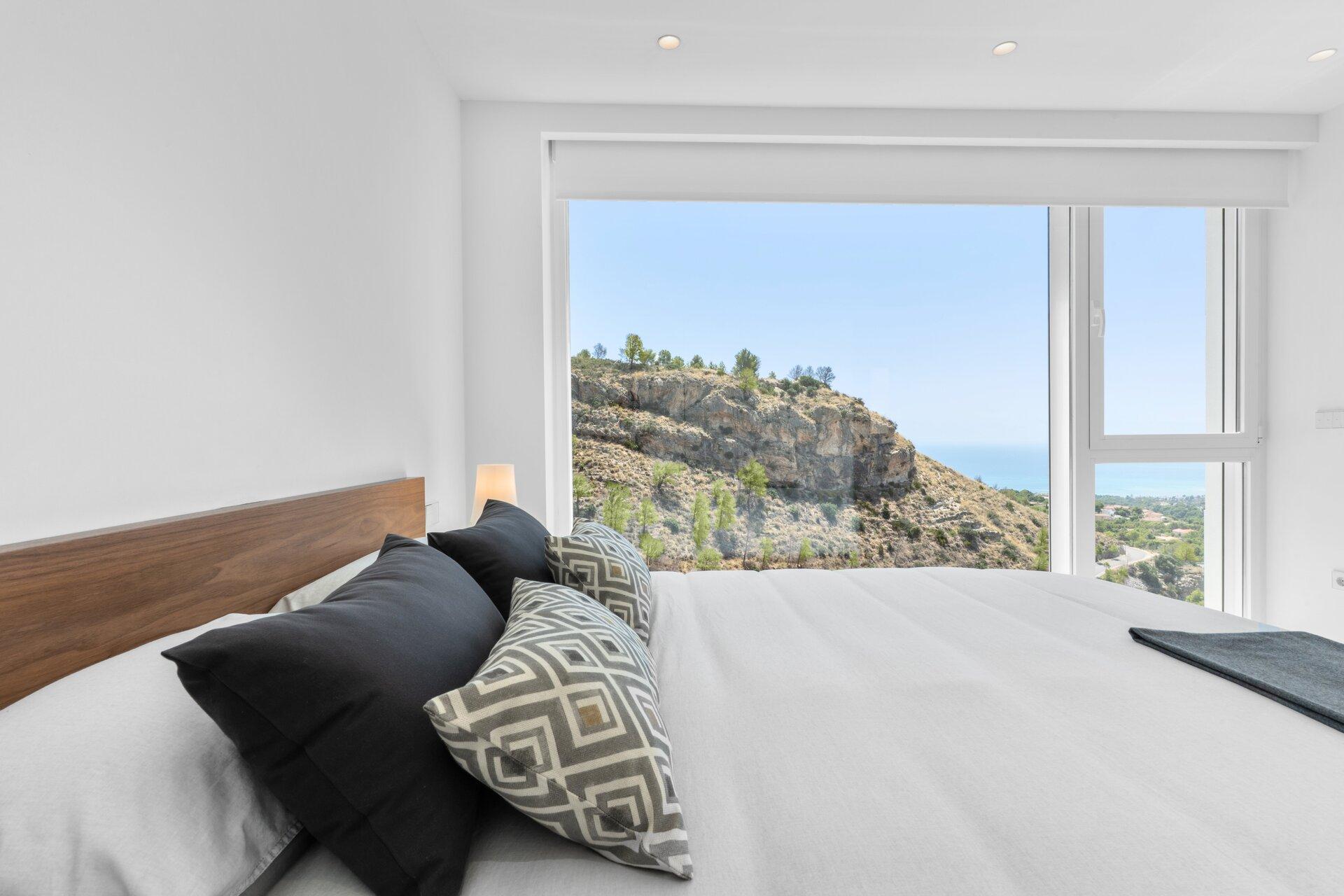 View from upper floor of 4-bedroom villa, Altea la Vella