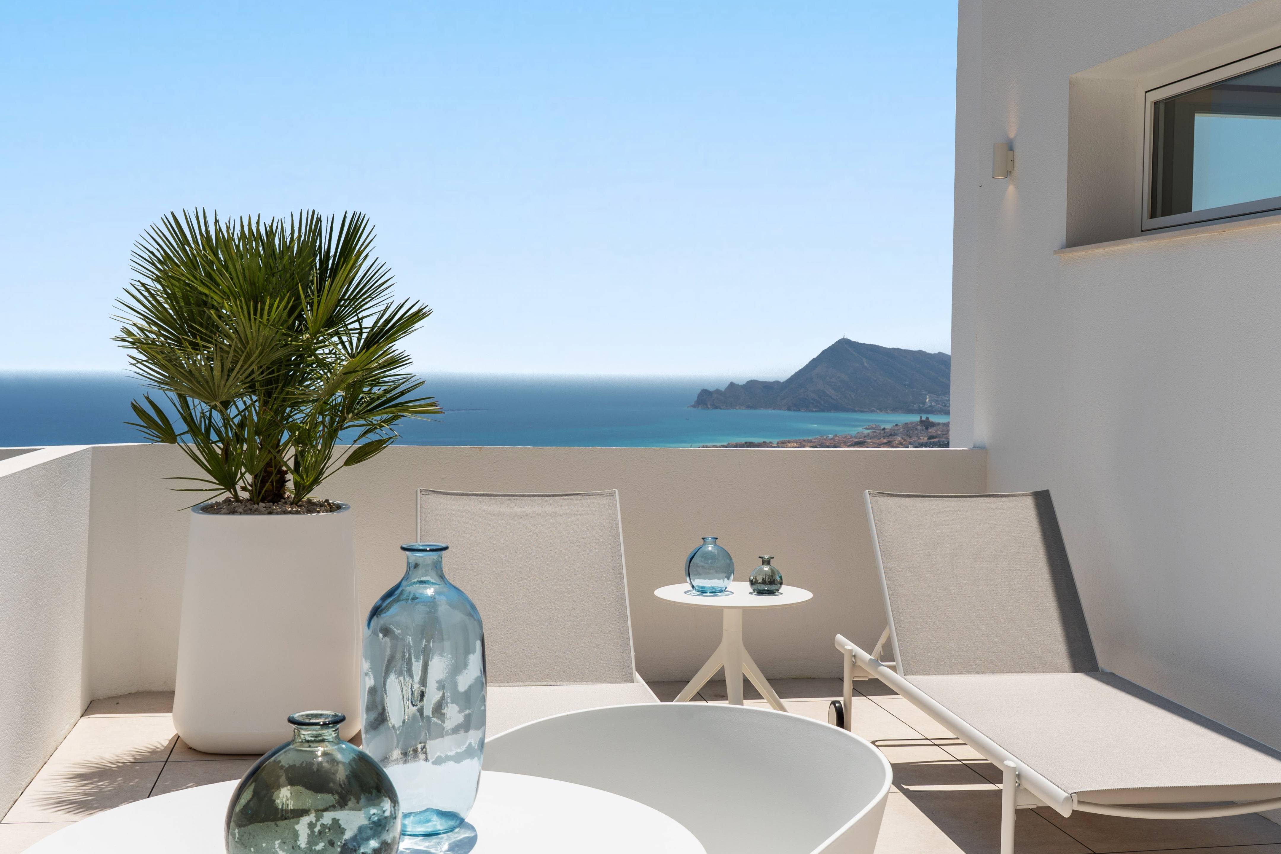 Architectural detail on 4-bedroom villa, Altea la Vella