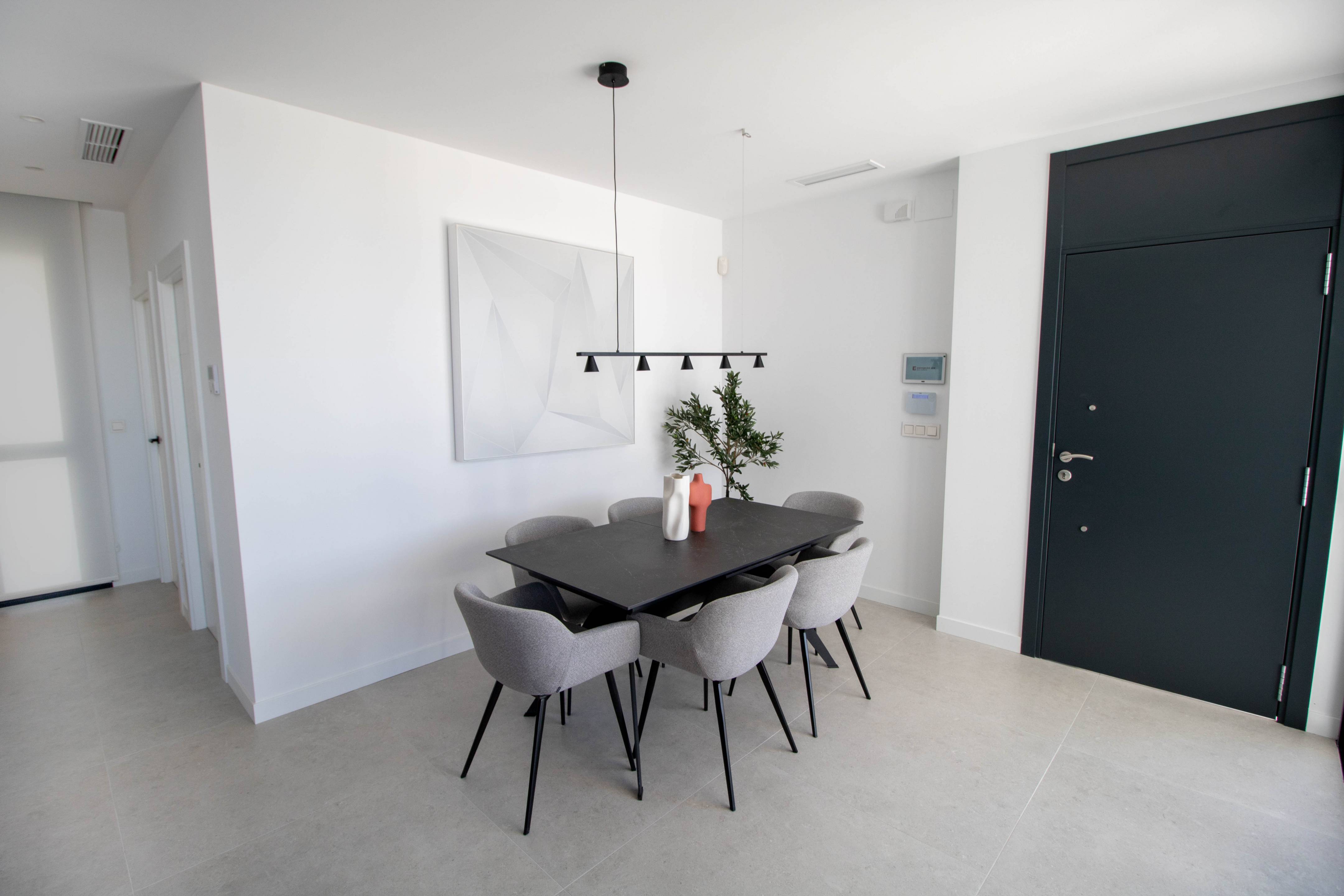 Street view of development in Golf Puig Campana, Finestrat