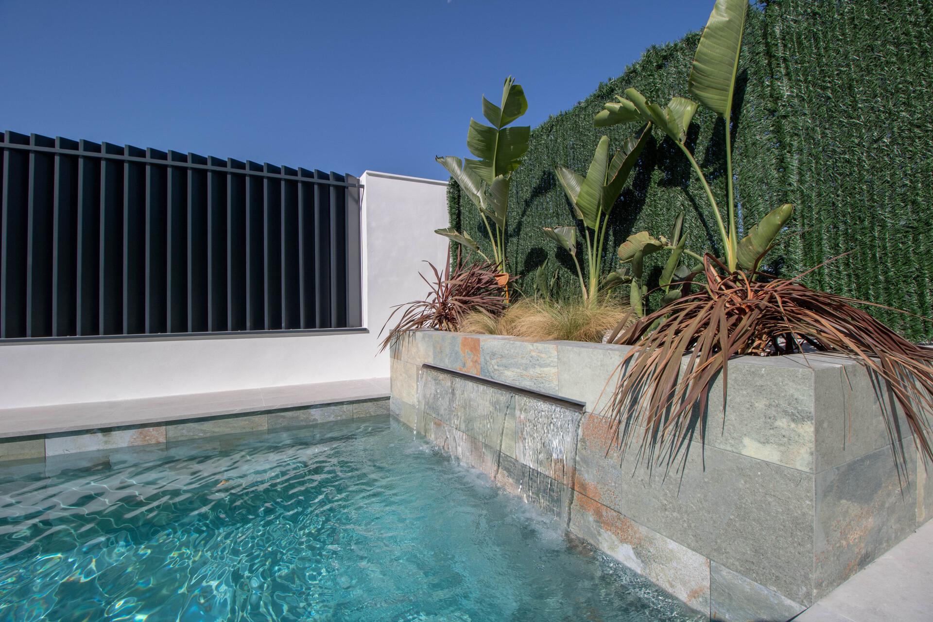 Interior finish detail in new-build villa, Golf Puig Campana