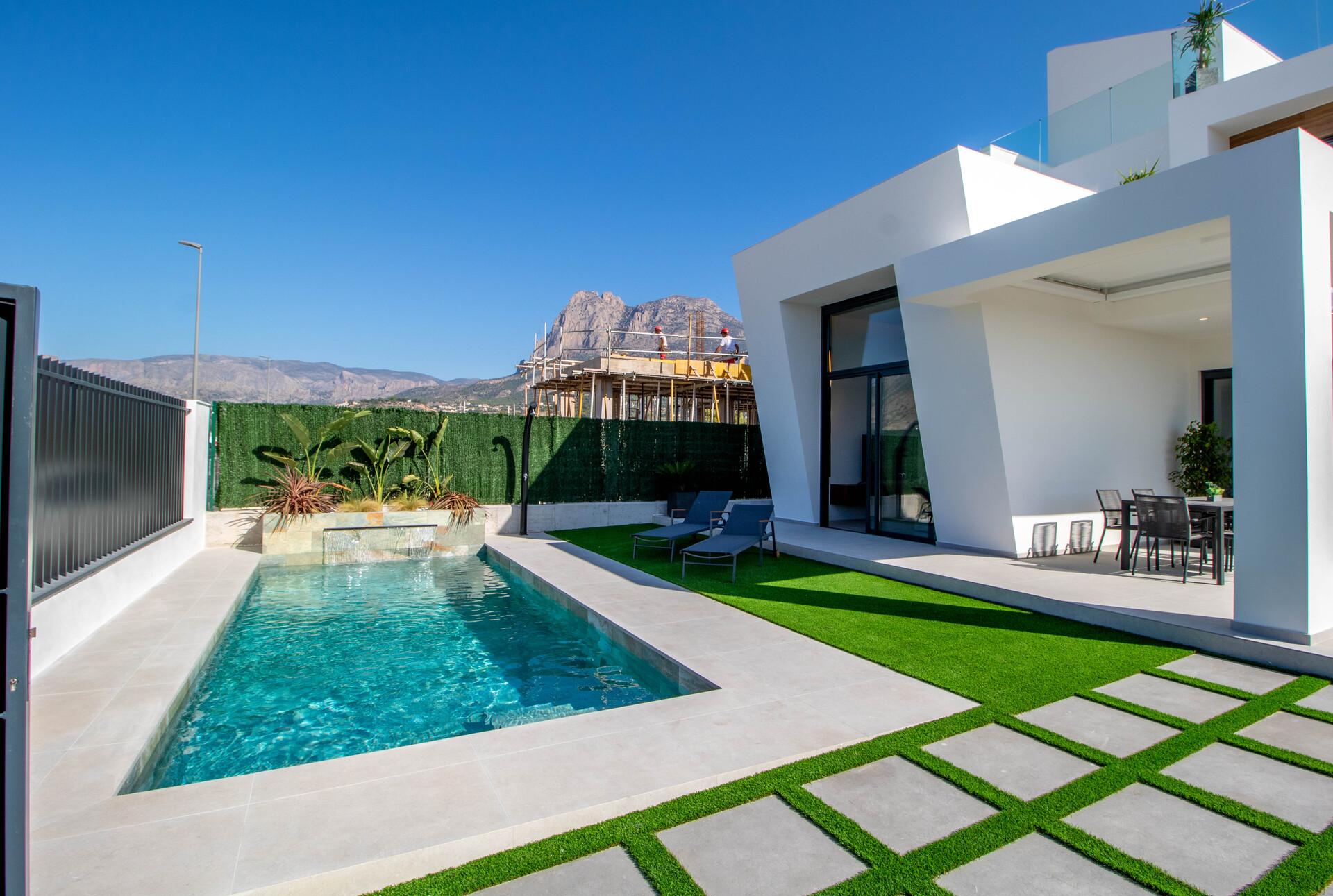 Garage or storage area in new-build villa, Golf Puig Campana