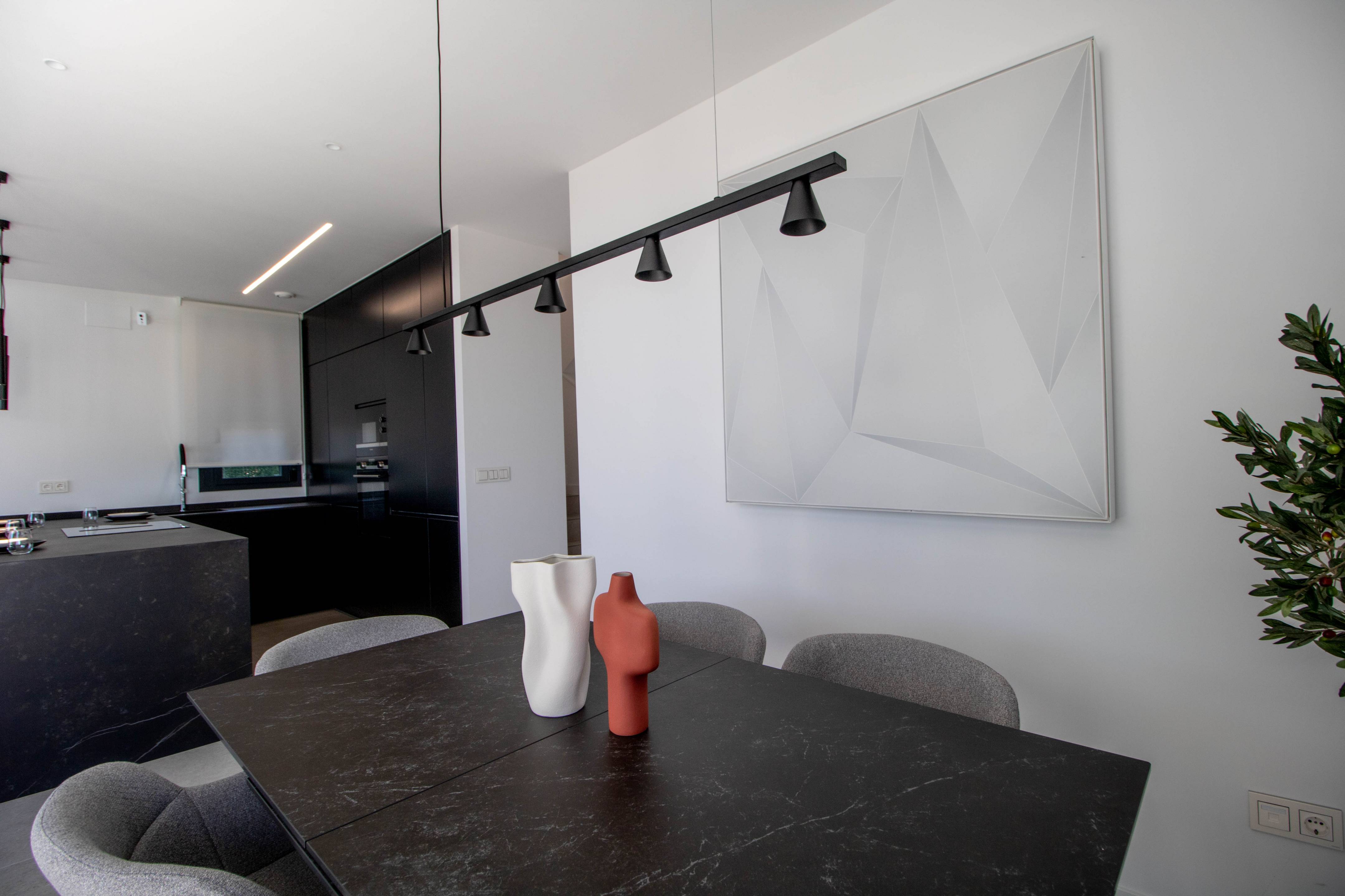 Ground-floor layout of 3-bedroom villa, Golf Puig Campana