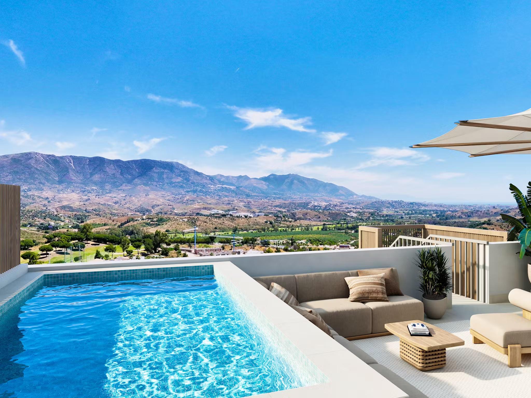 Bathroom in 2-bedroom penthouse, La Cala Golf, Mijas