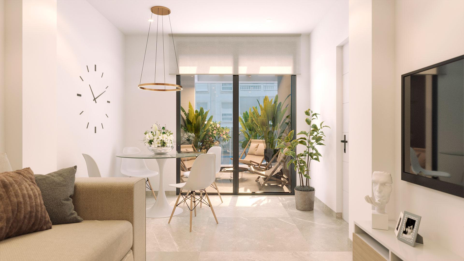 Corridor inside apartment building, Centro, Torrevieja