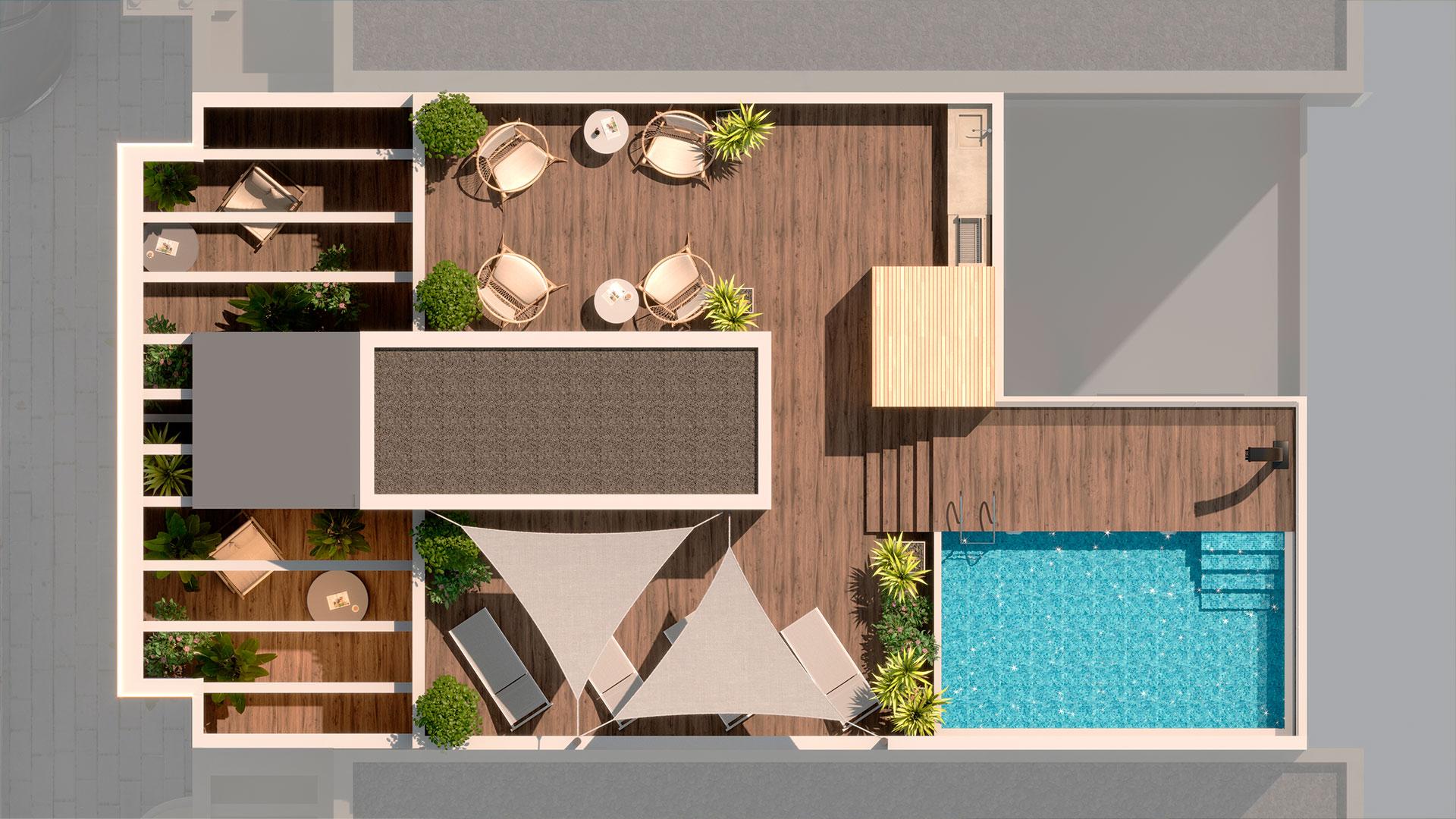 Another interior view of the penthouse, Torrevieja