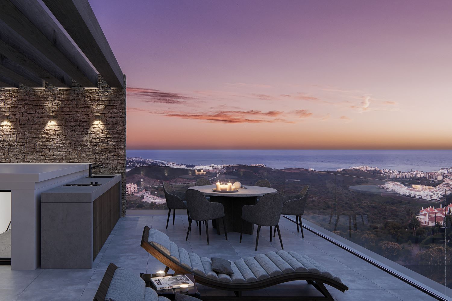 Communal pool and surrounding terrace, Calanova, Mijas