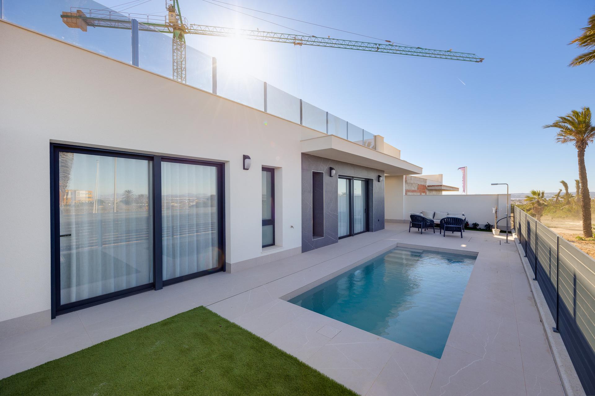 Interior finish detail in 3-bedroom villa, Torreblanca, Torrevieja