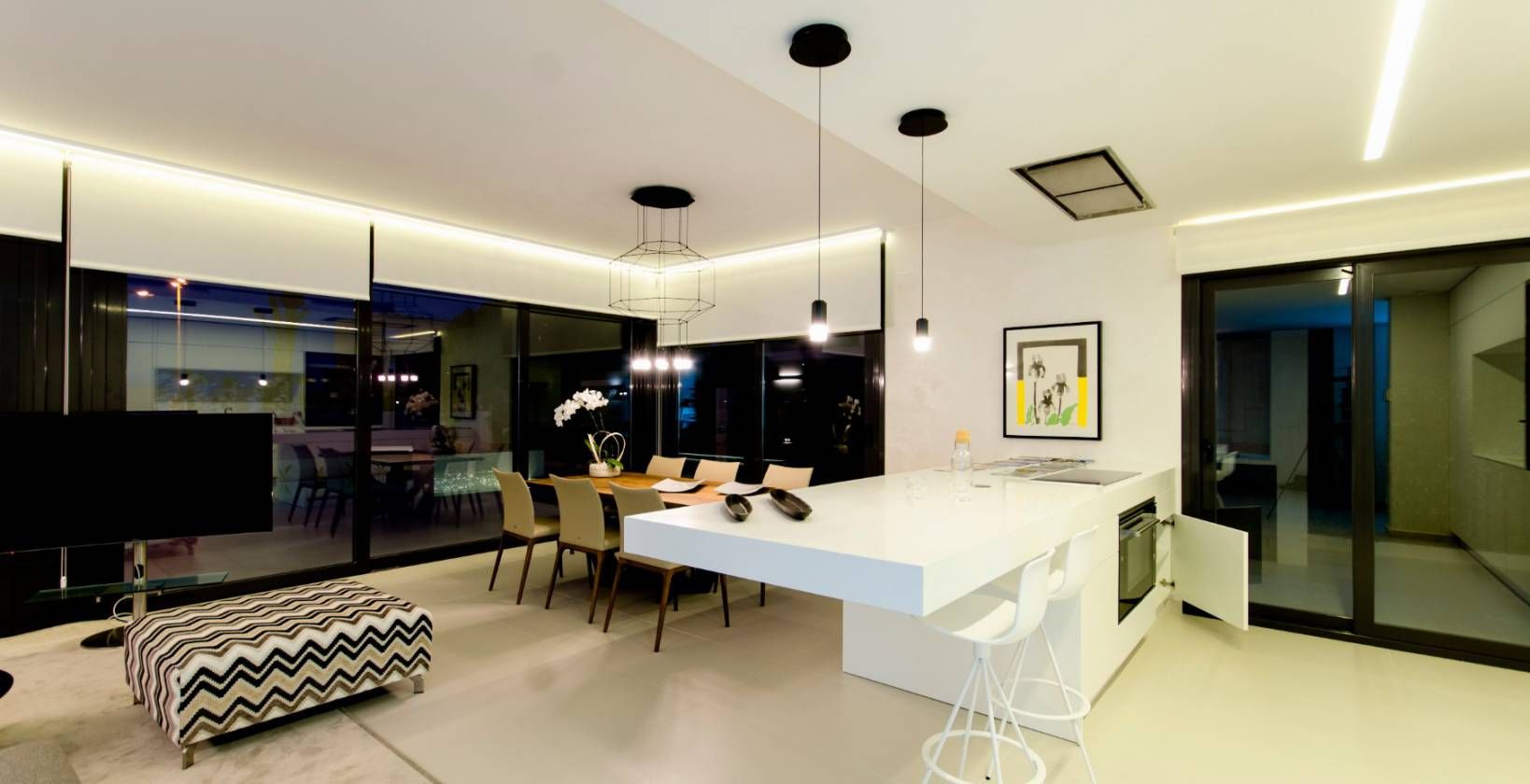 Ground floor interior room in new-build villa, Campoamor