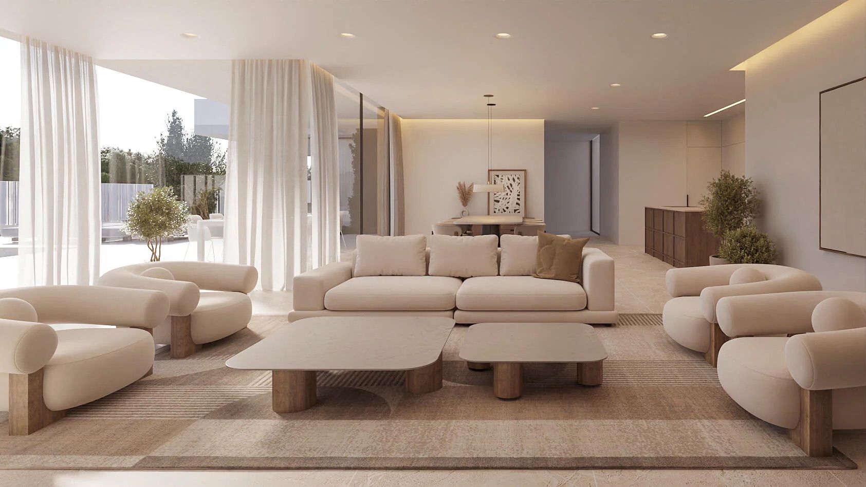 Bedroom in 4-bedroom new-build villa, Benimeit-Tabaira, Moraira