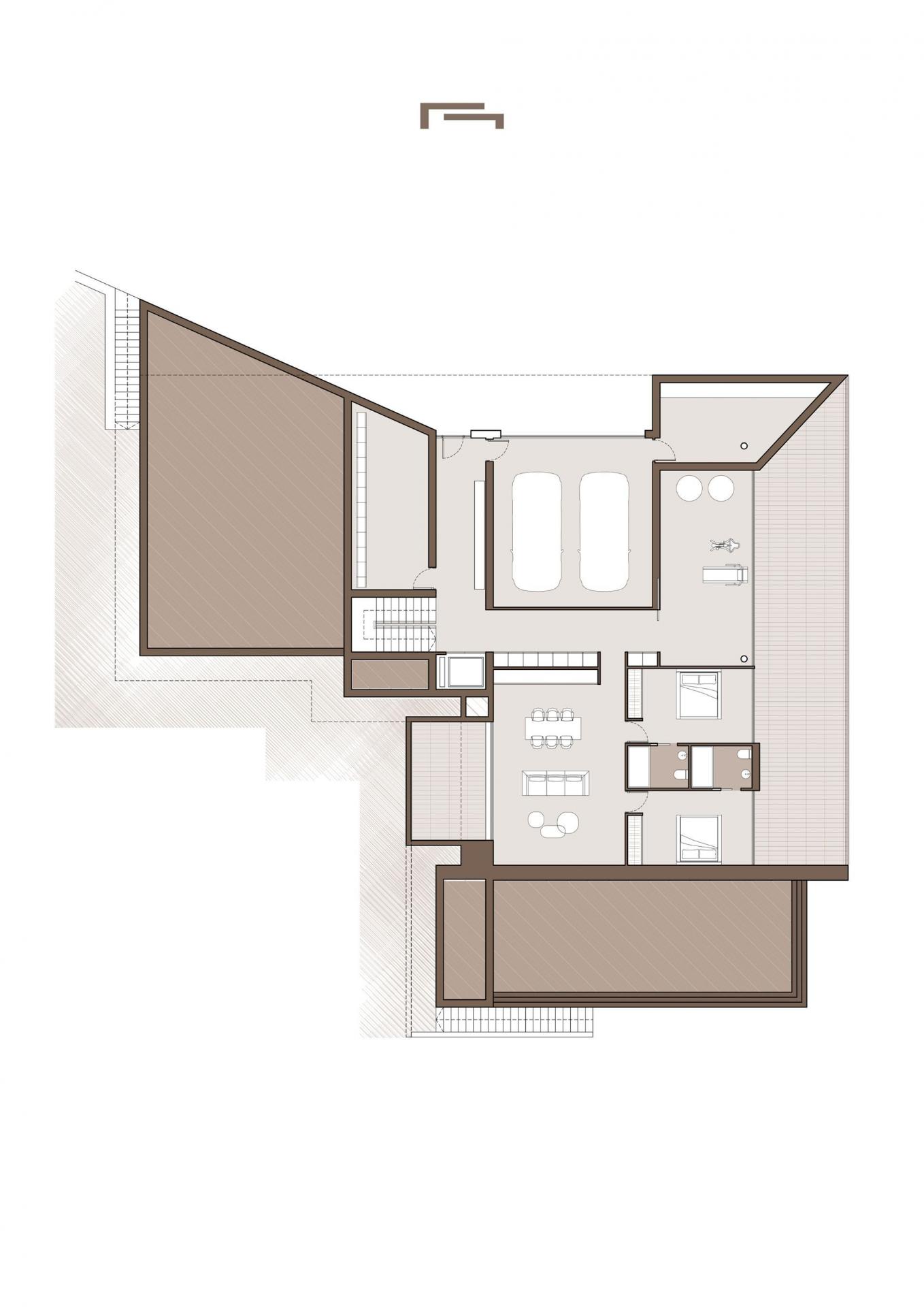 Site plan or additional floor plan of new-build villa in Paichi, Moraira
