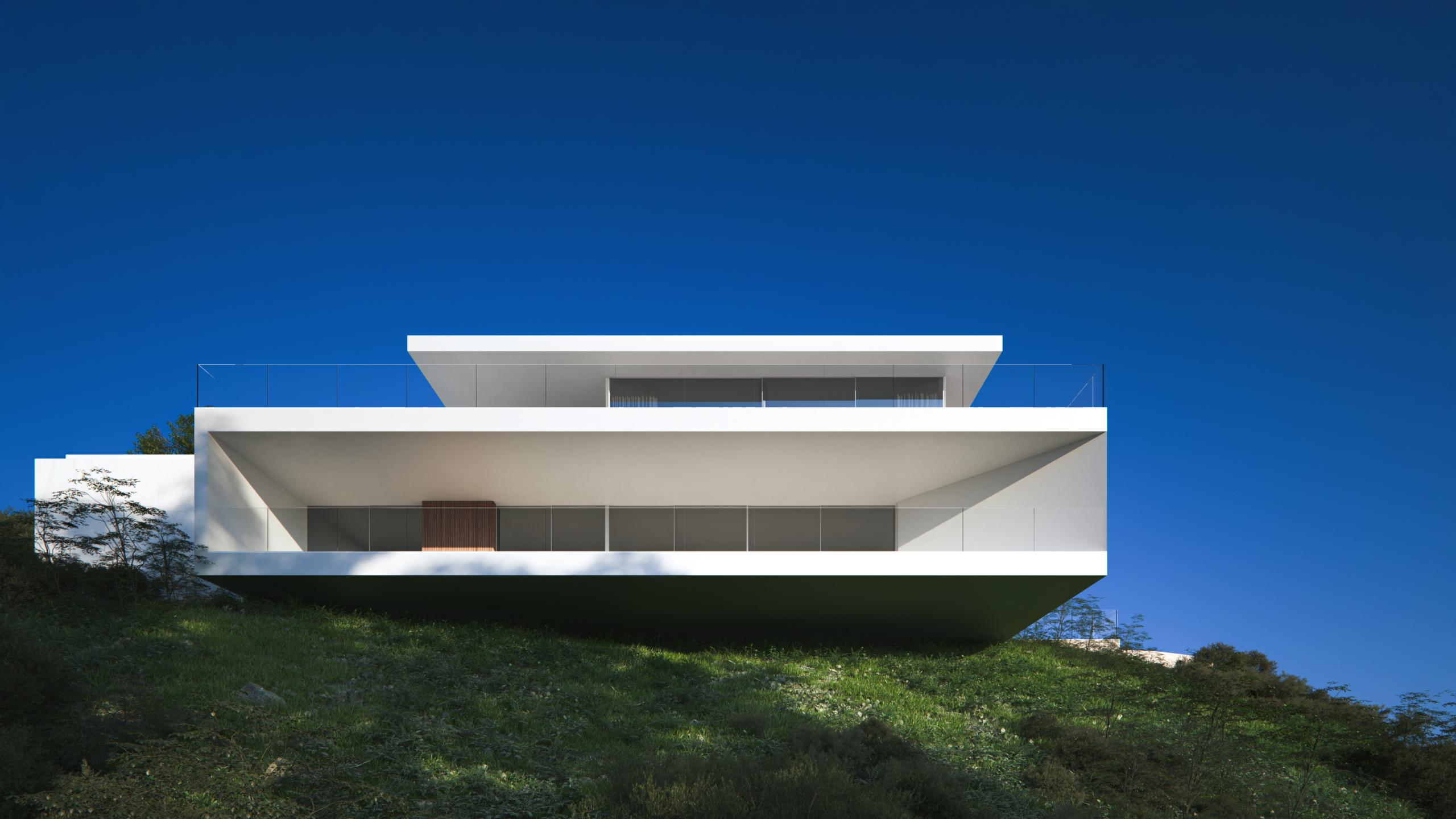 Interior view of 5-bedroom new-build villa in Paichi, Moraira
