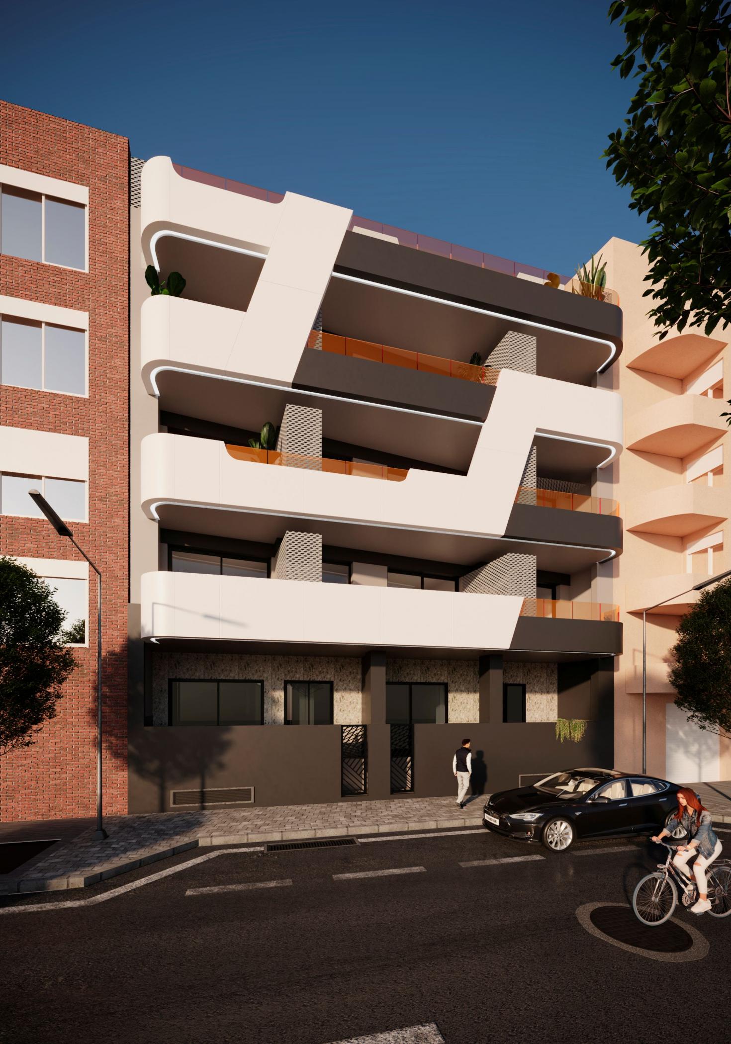 Entrance of the penthouse in Estacion de autobuses, Torrevieja