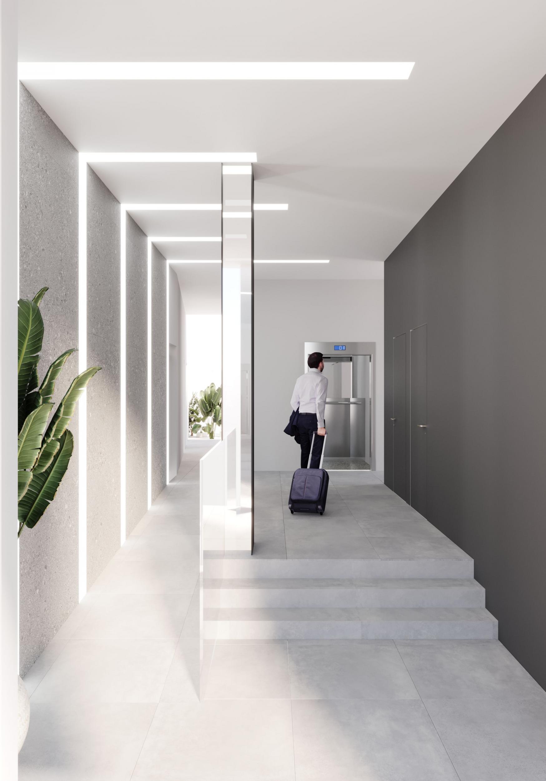 Second view of the penthouse interior, Estacion de autobuses