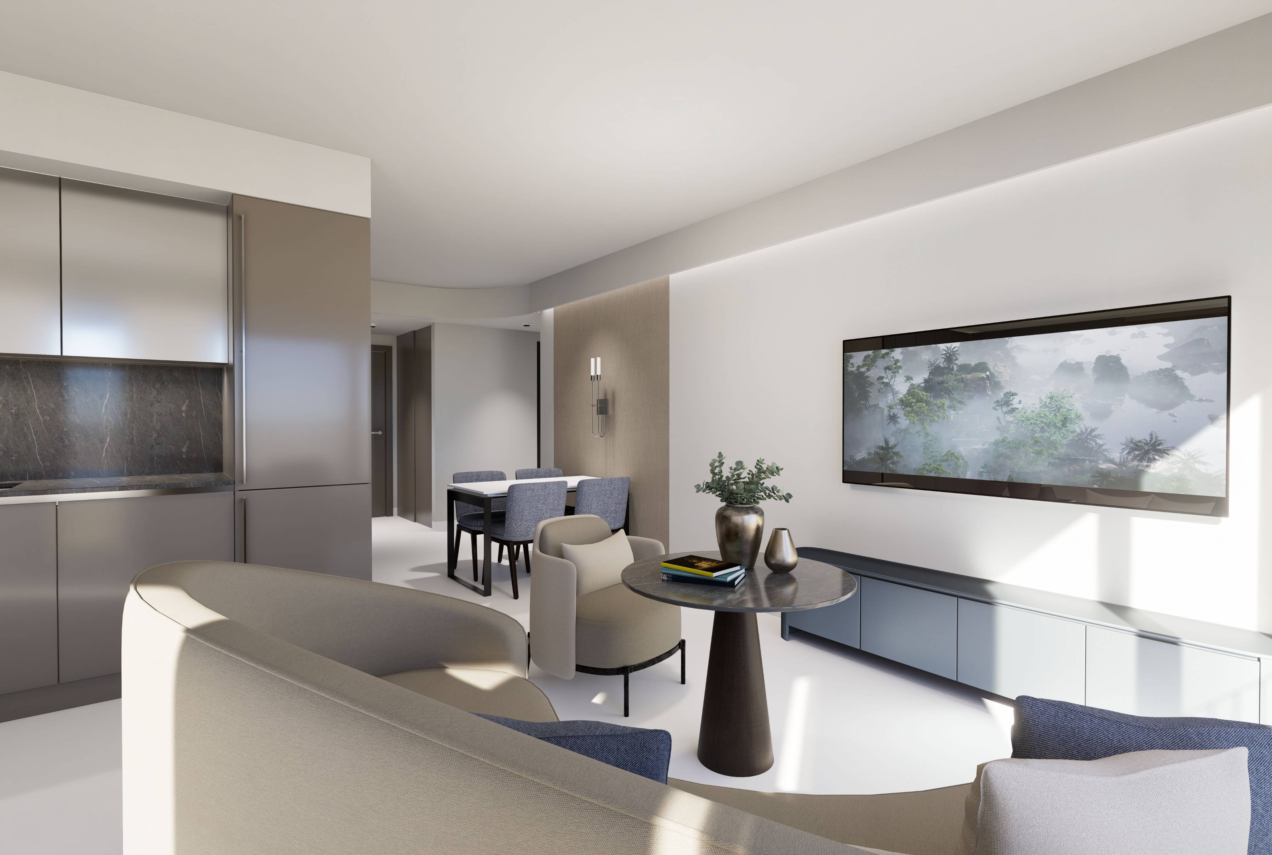 Bedroom in 3-bedroom penthouse, Torreta florida