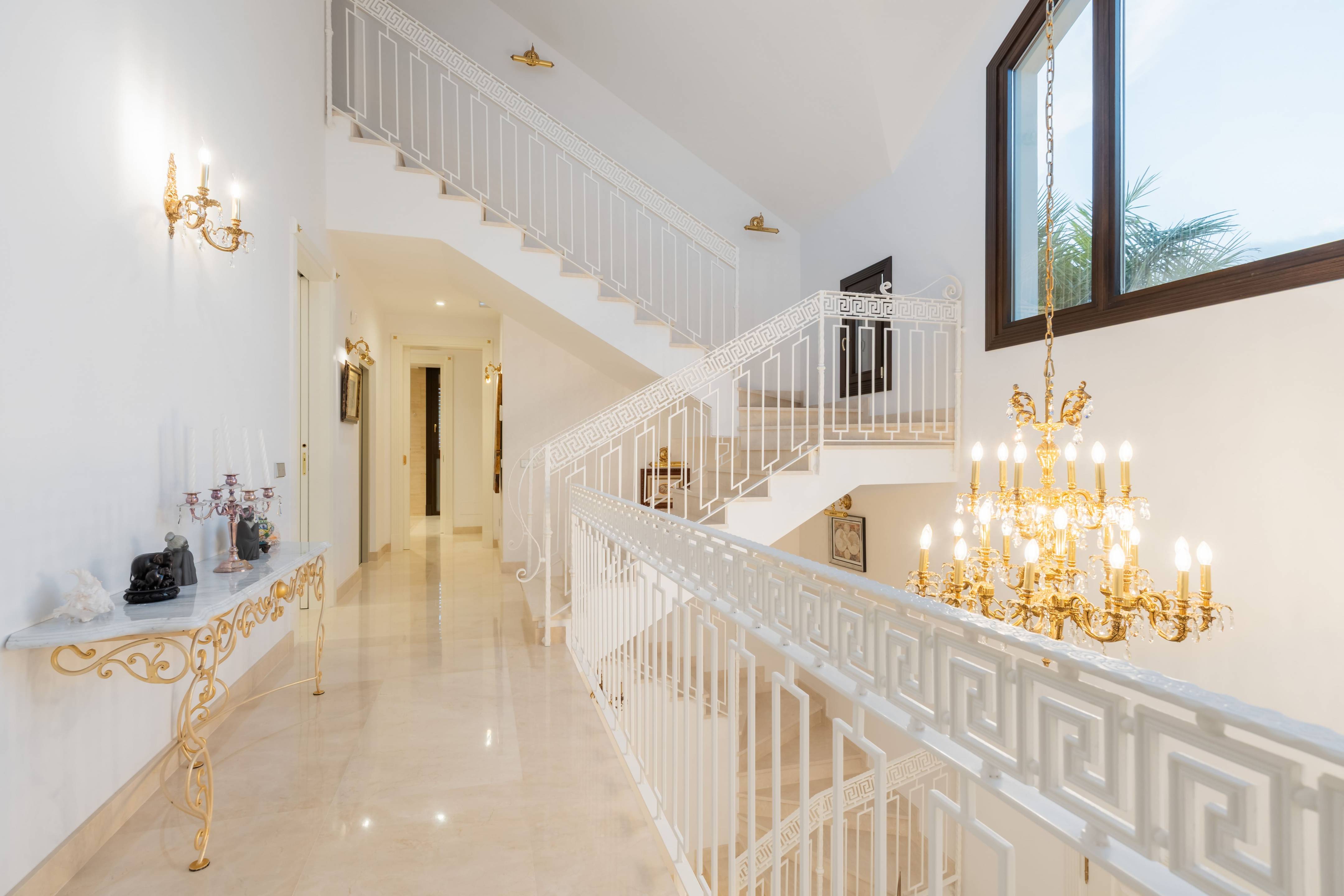 Open-plan ground floor of 7-bedroom villa, Casasola, Estepona