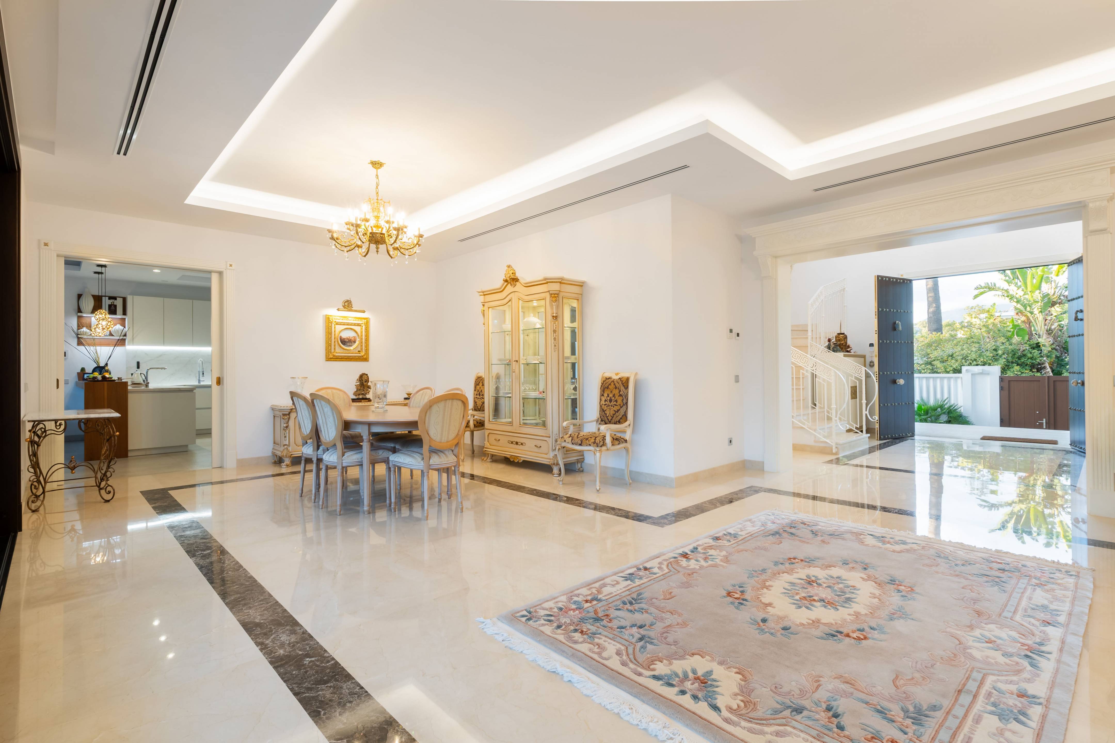 Garage or parking area of new-build villa, Casasola