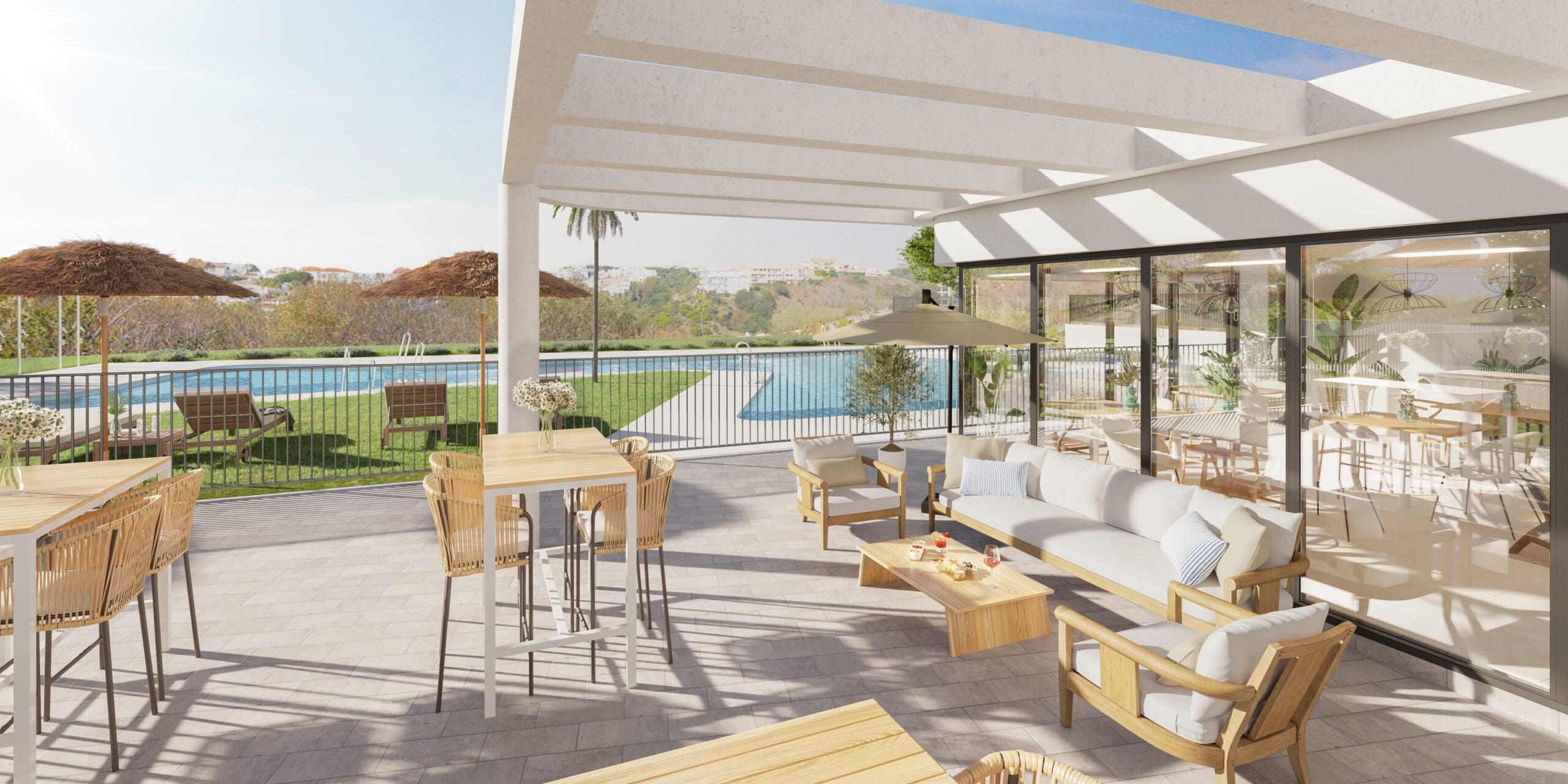 Apartment for sale in Agua Marina, Mijas - exterior view of the residential complex