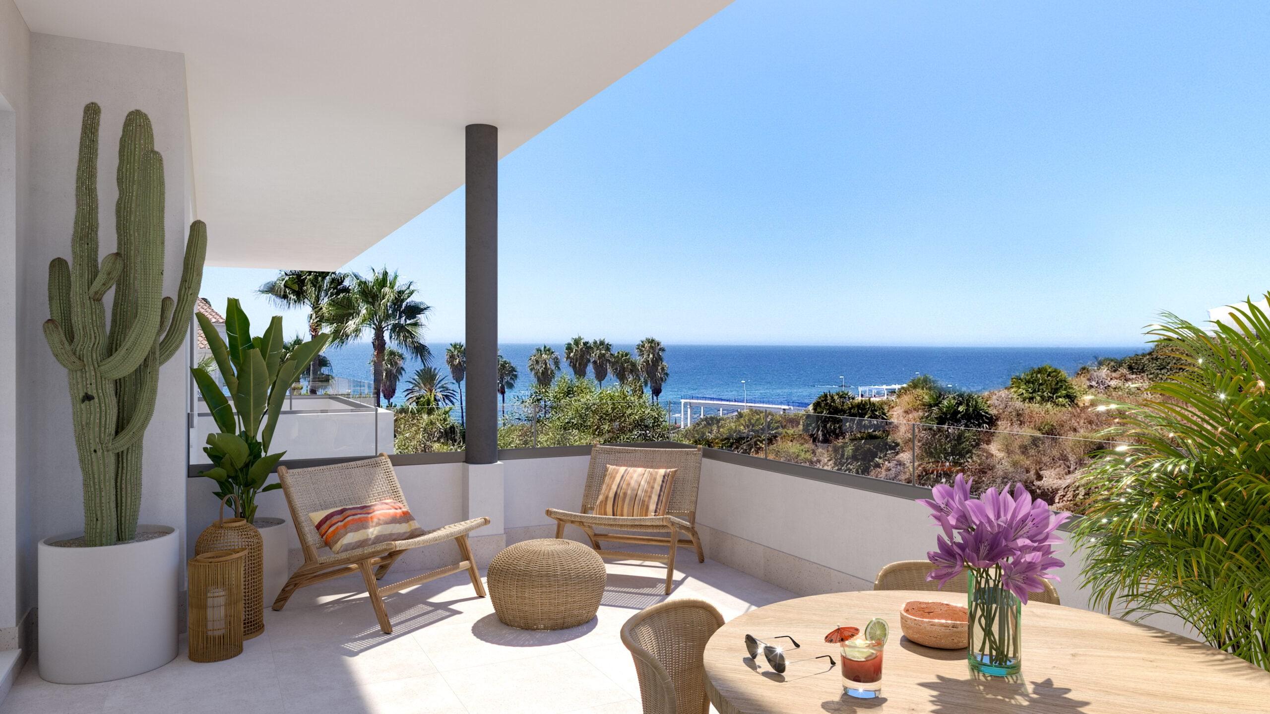 Apartment for sale in Agua Marina, Mijas - exterior of the new residential complex