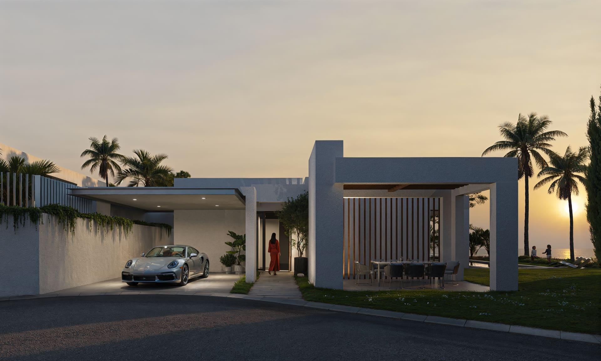 Outdoor area of 5-bedroom new-build villa in El Higuerón, Mijas - view 25