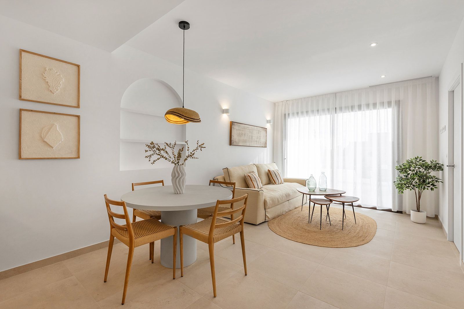 Hallway of the penthouse in Las Lomas del Rame-Bahía Bella, Los Alcázares
