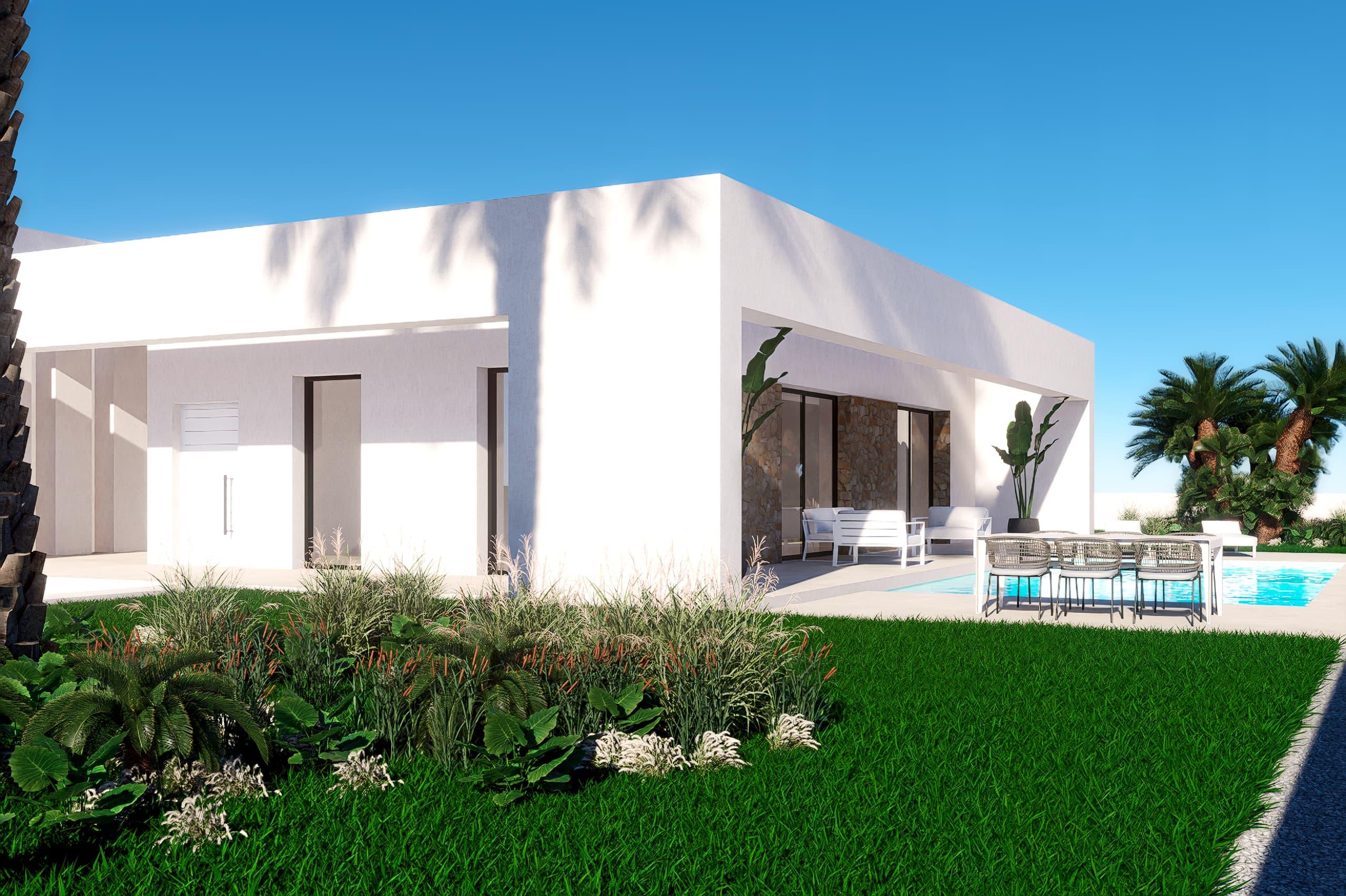 Plot boundary and landscaping of new-build villa, Balcón de Finestrat-Terra Marina, Finestrat