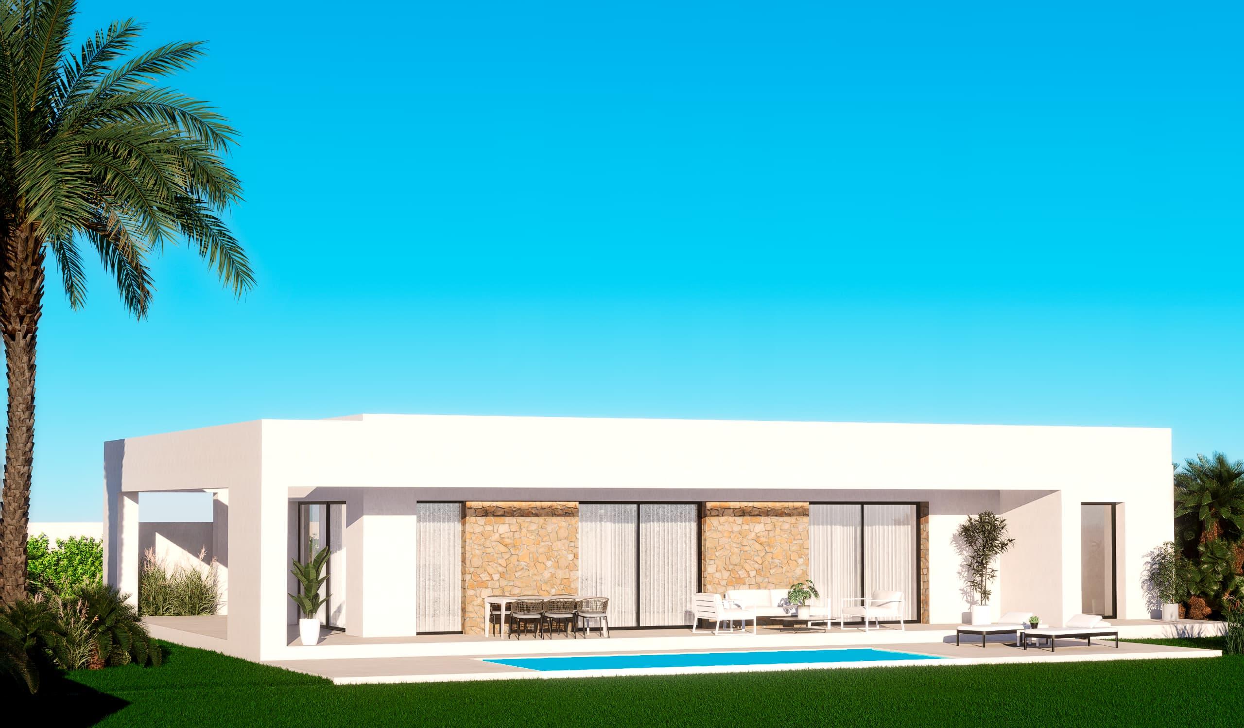 Interior hallway of new-build villa, Balcón de Finestrat-Terra Marina, Finestrat
