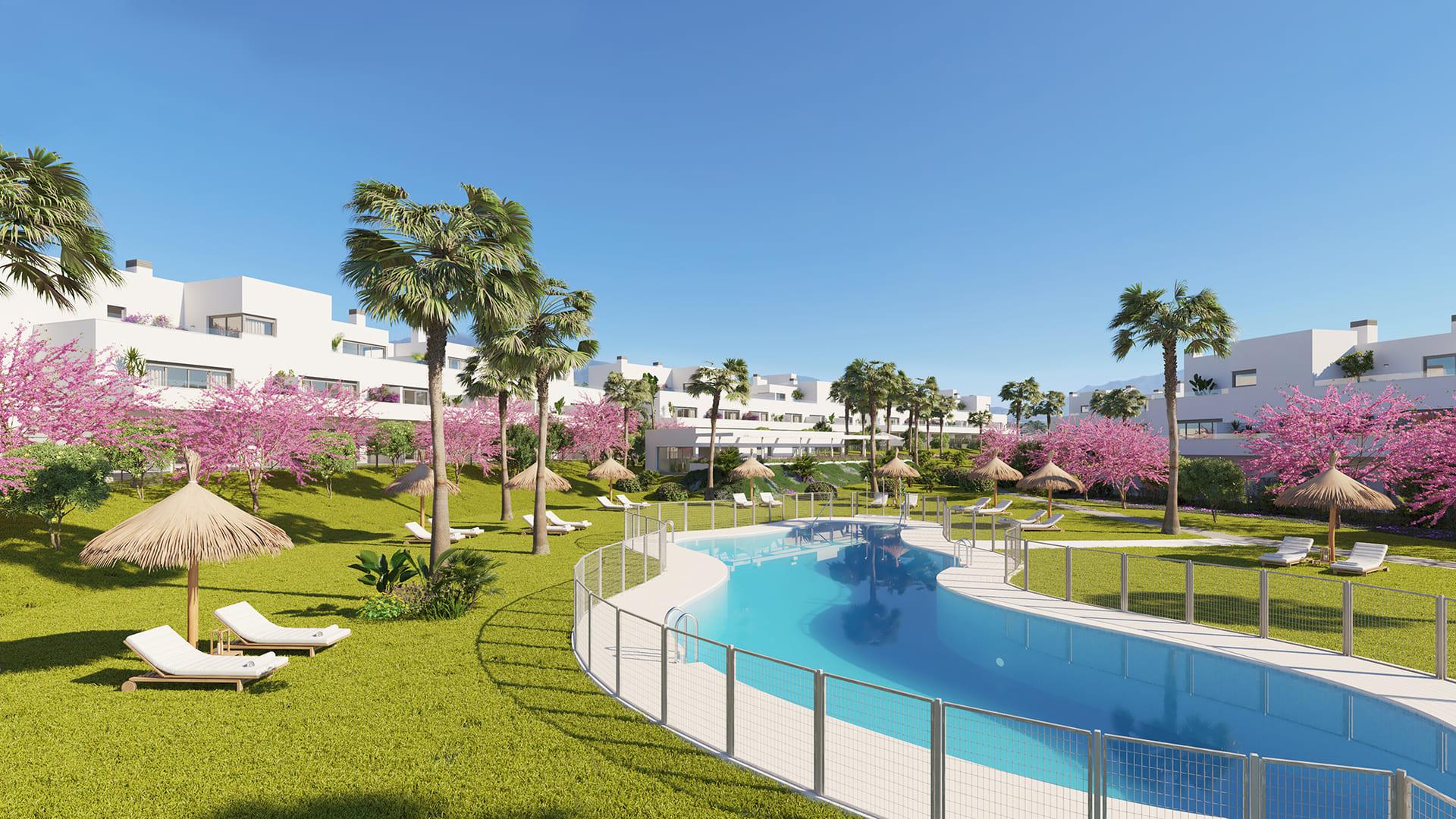 Bedroom with built-in storage in 2-bedroom apartment, Los Flamingos