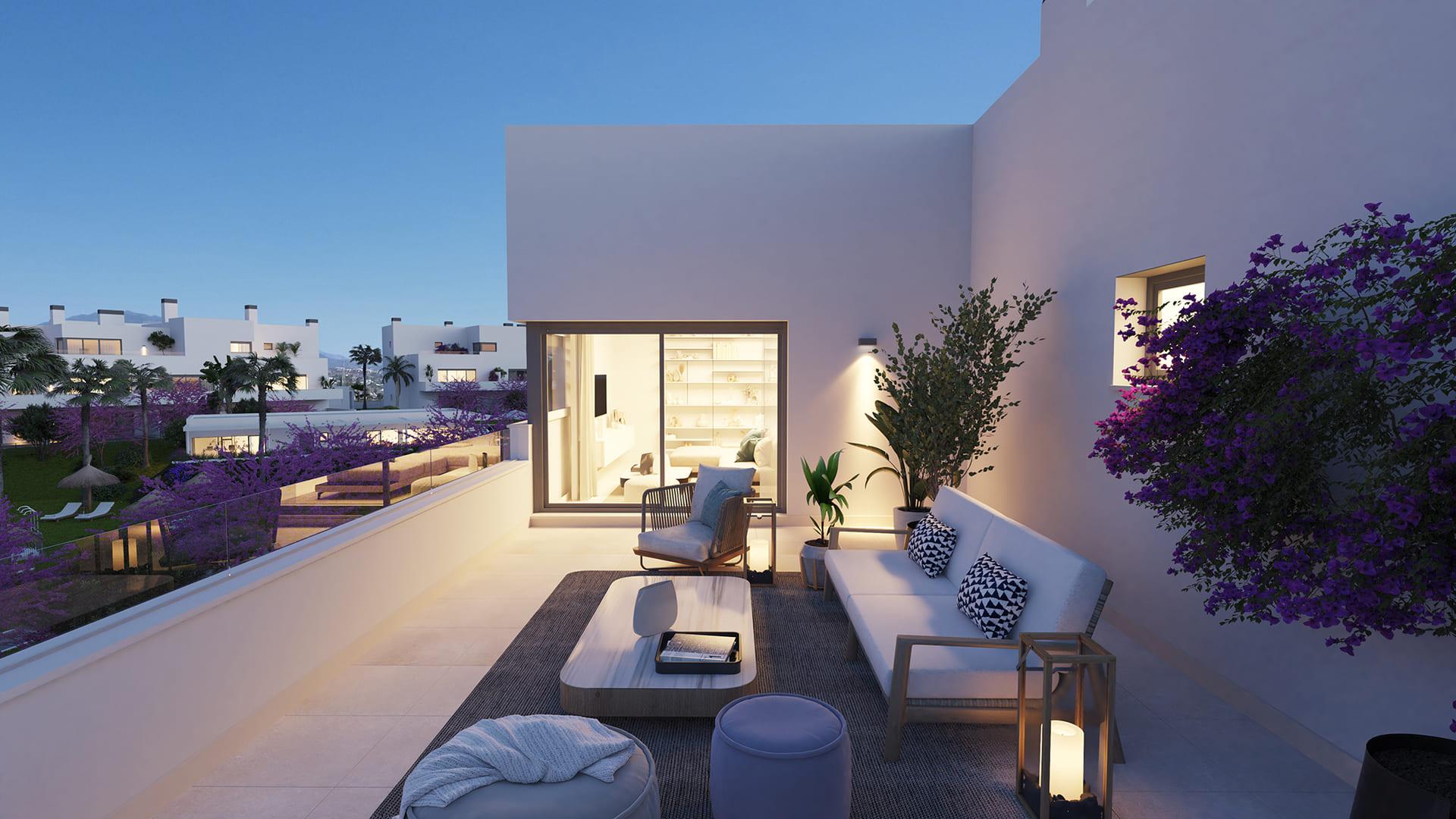 Development communal area and landscaping, Los Flamingos, Estepona