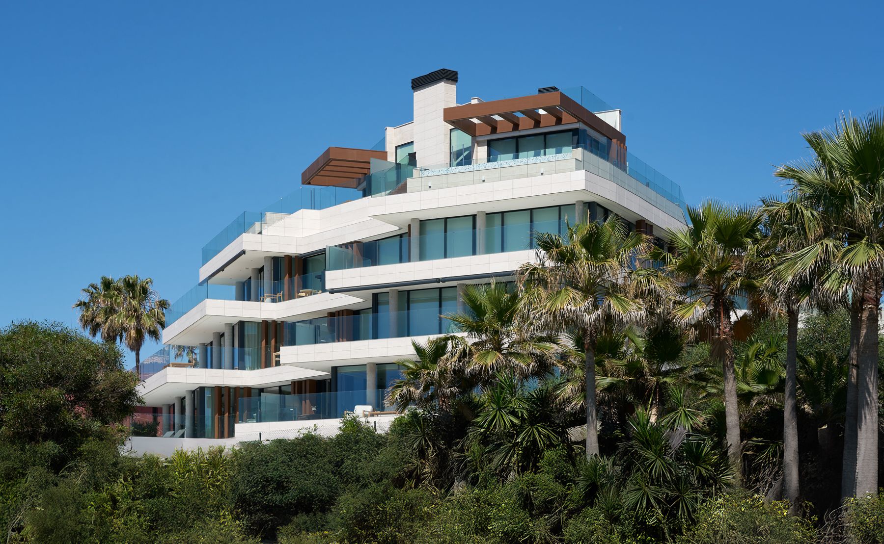 Terrace or balcony in 3-bedroom new-build apartment, Guadalobón, Estepona