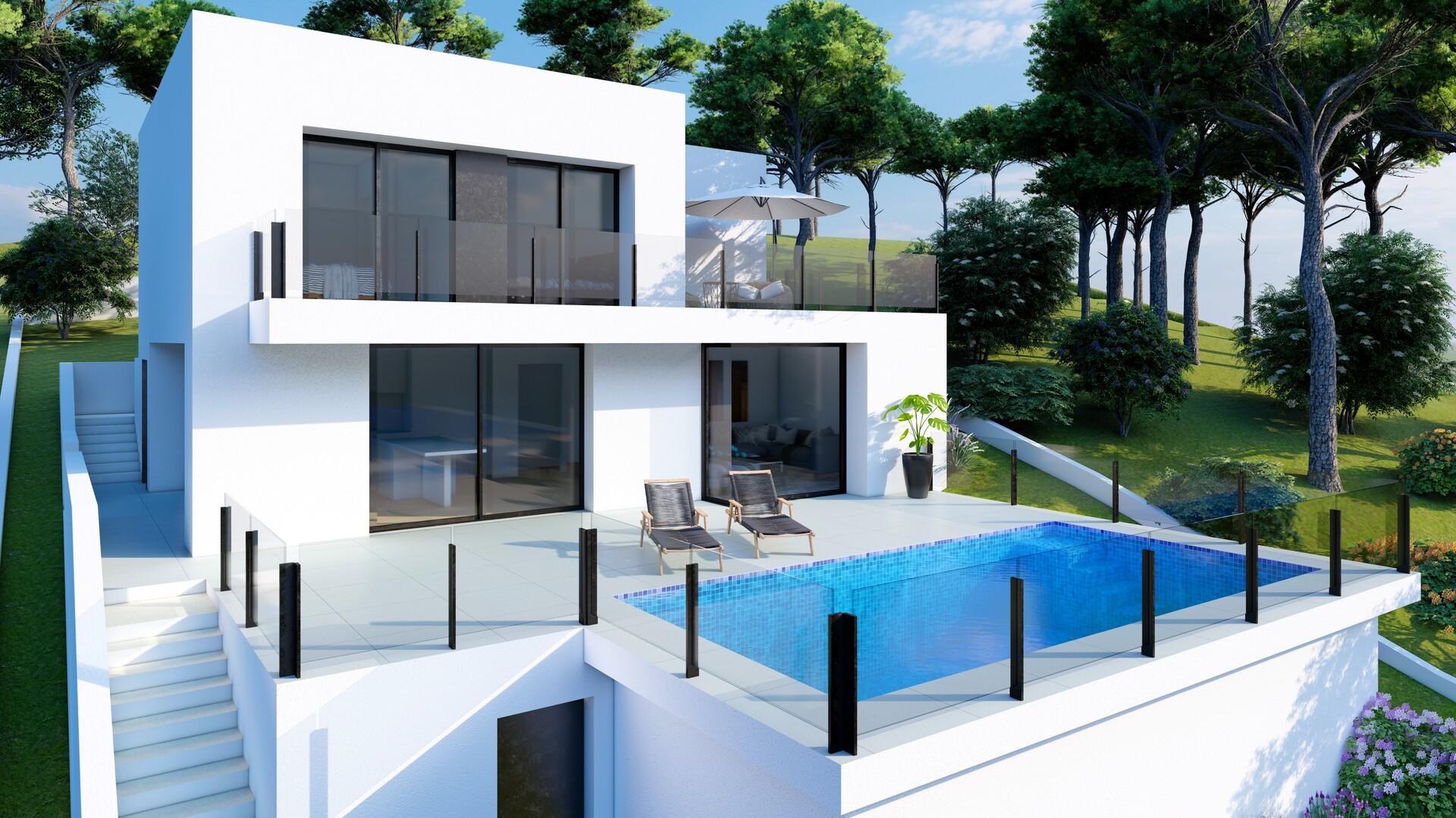 Third bathroom in 2-bedroom new-build villa, Cumbres del Sol, Benitachell
