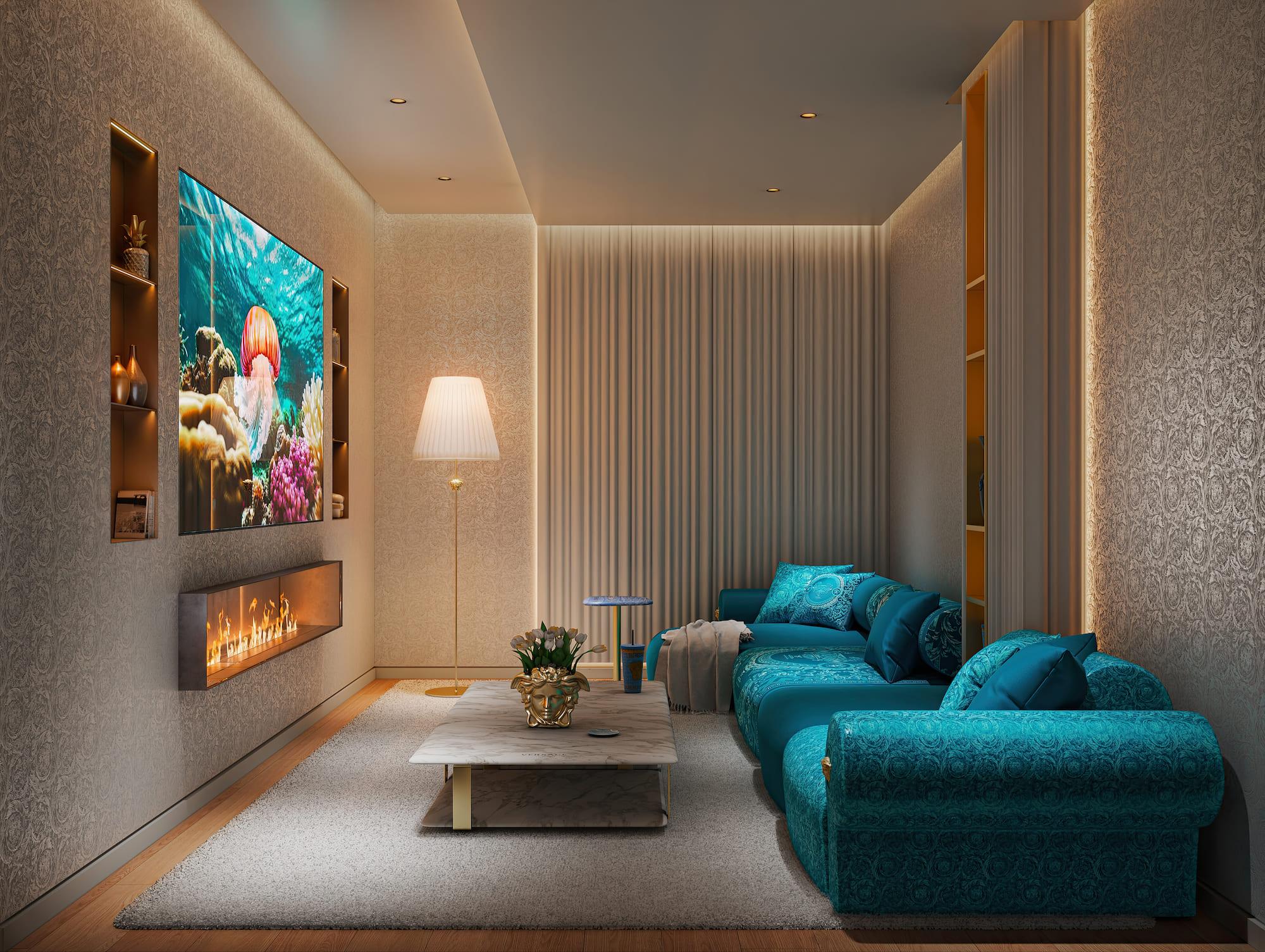 Fifth bedroom with built-in storage, new-build villa, Puerto, Marbella