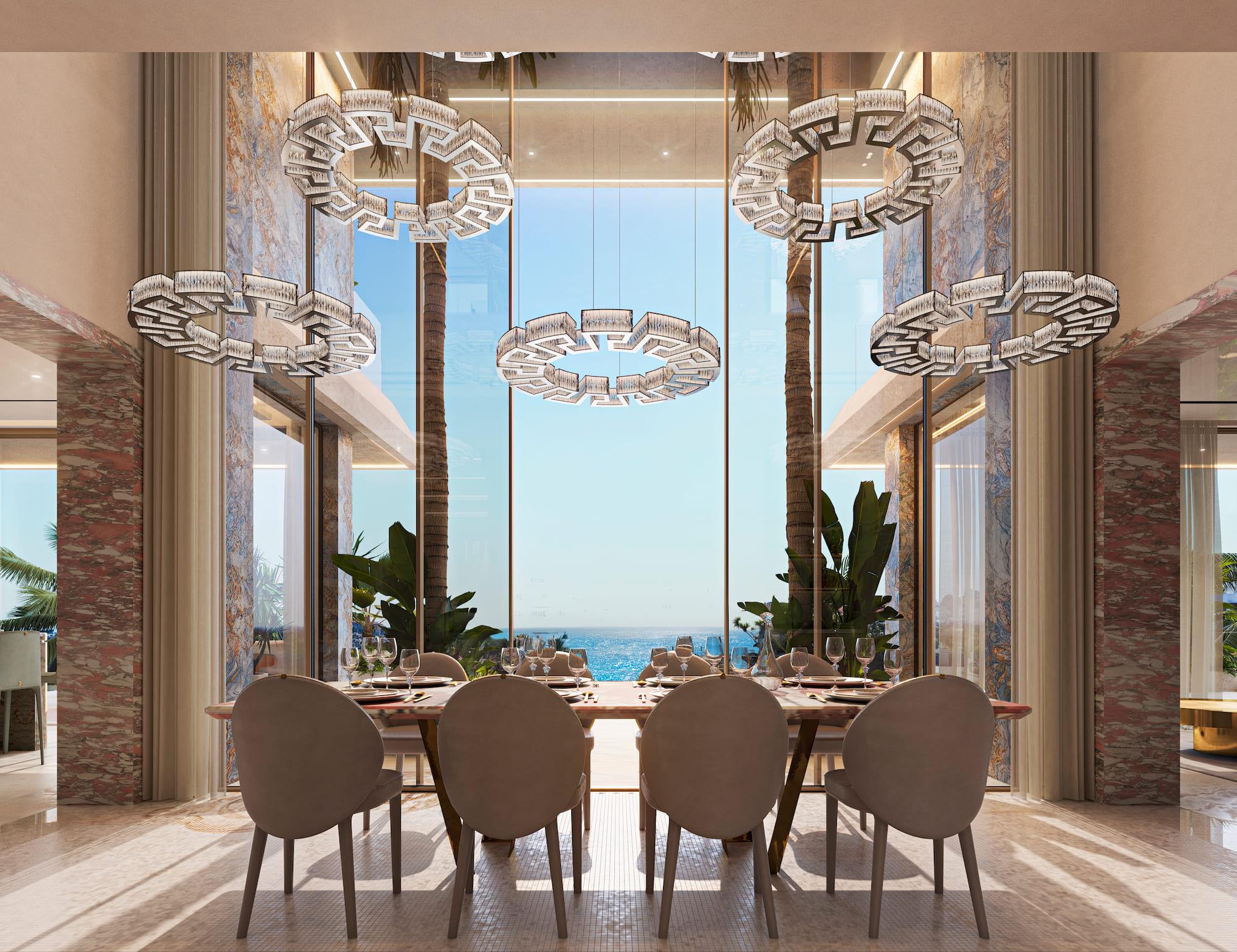 Covered terrace with outdoor seating, 5-bedroom villa, Puerto, Marbella