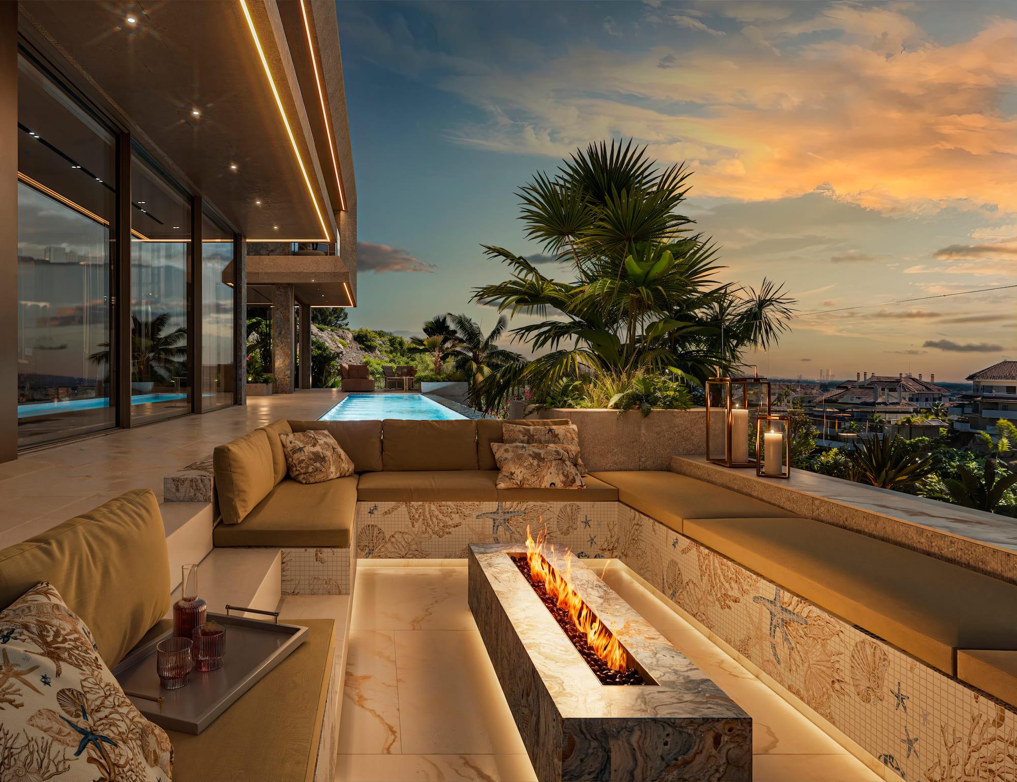 En-suite shower room in 5-bedroom villa, Puerto, Marbella