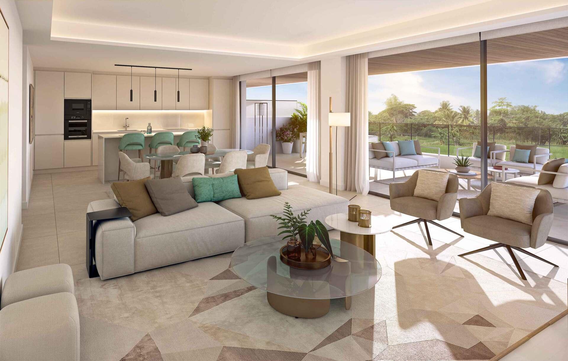 Underground parking spaces included with apartment, Nueva Atalaya, Estepona