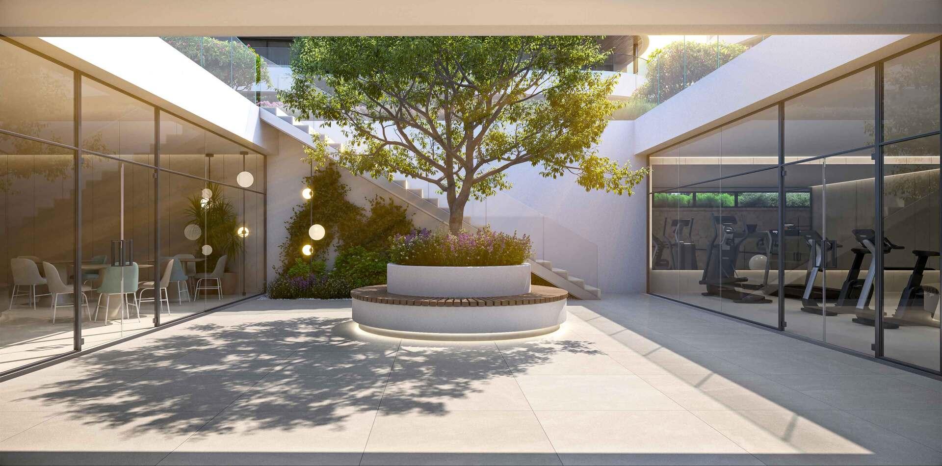 Kitchen detail showing worktops and appliances, penthouse, Nueva Atalaya