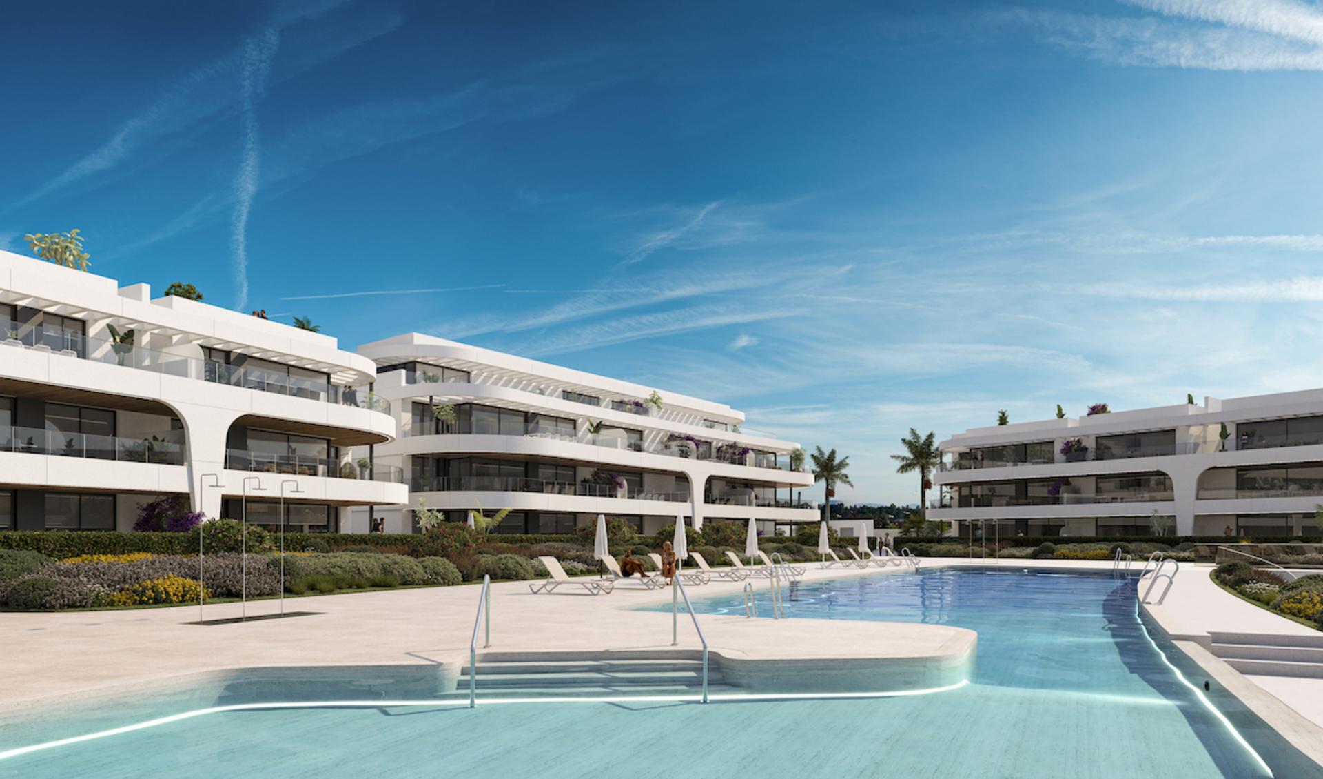 Penthouse for sale in Nueva Atalaya, Estepona - top-floor new-build exterior with terrace