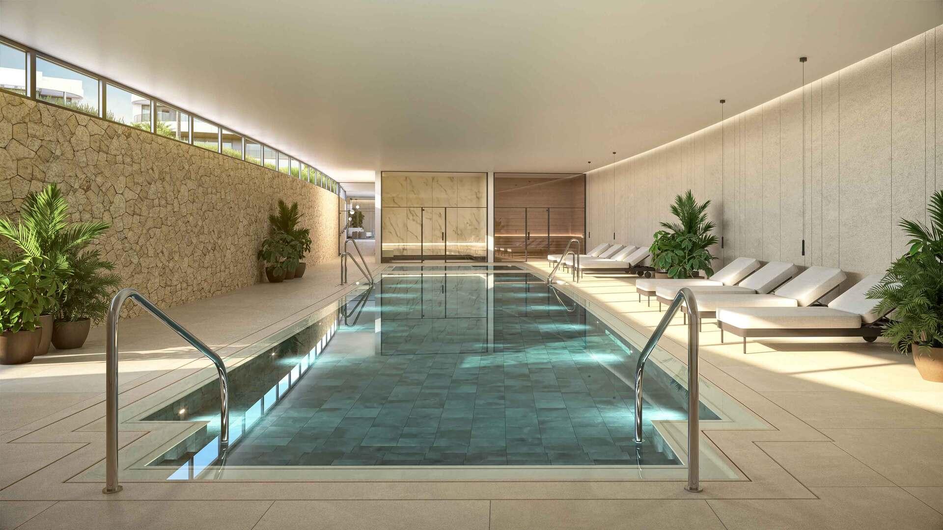 Solarium level with seating area, penthouse in Nueva Atalaya