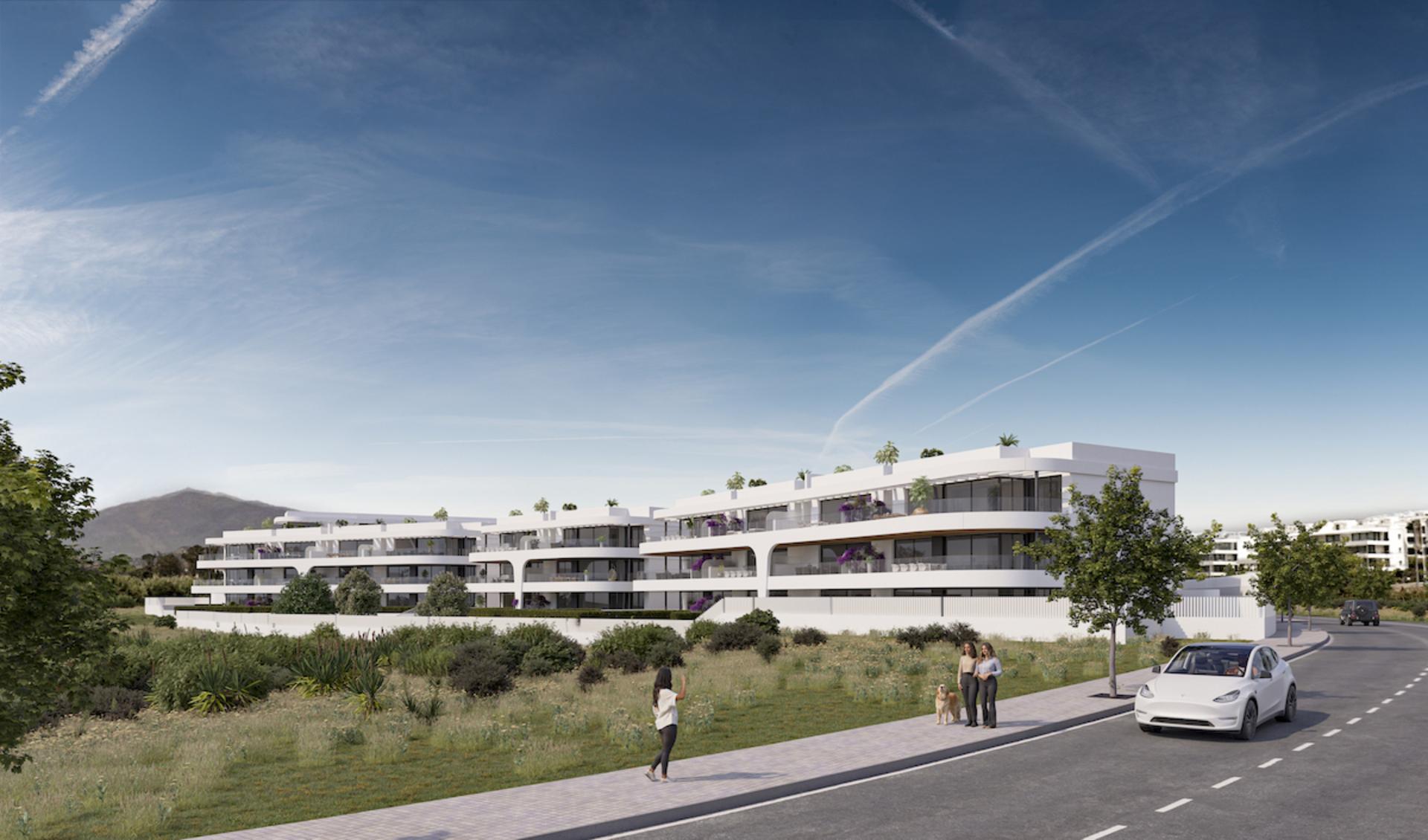 Development floor plan, 2-bedroom apartment, Atalaya, Estepona