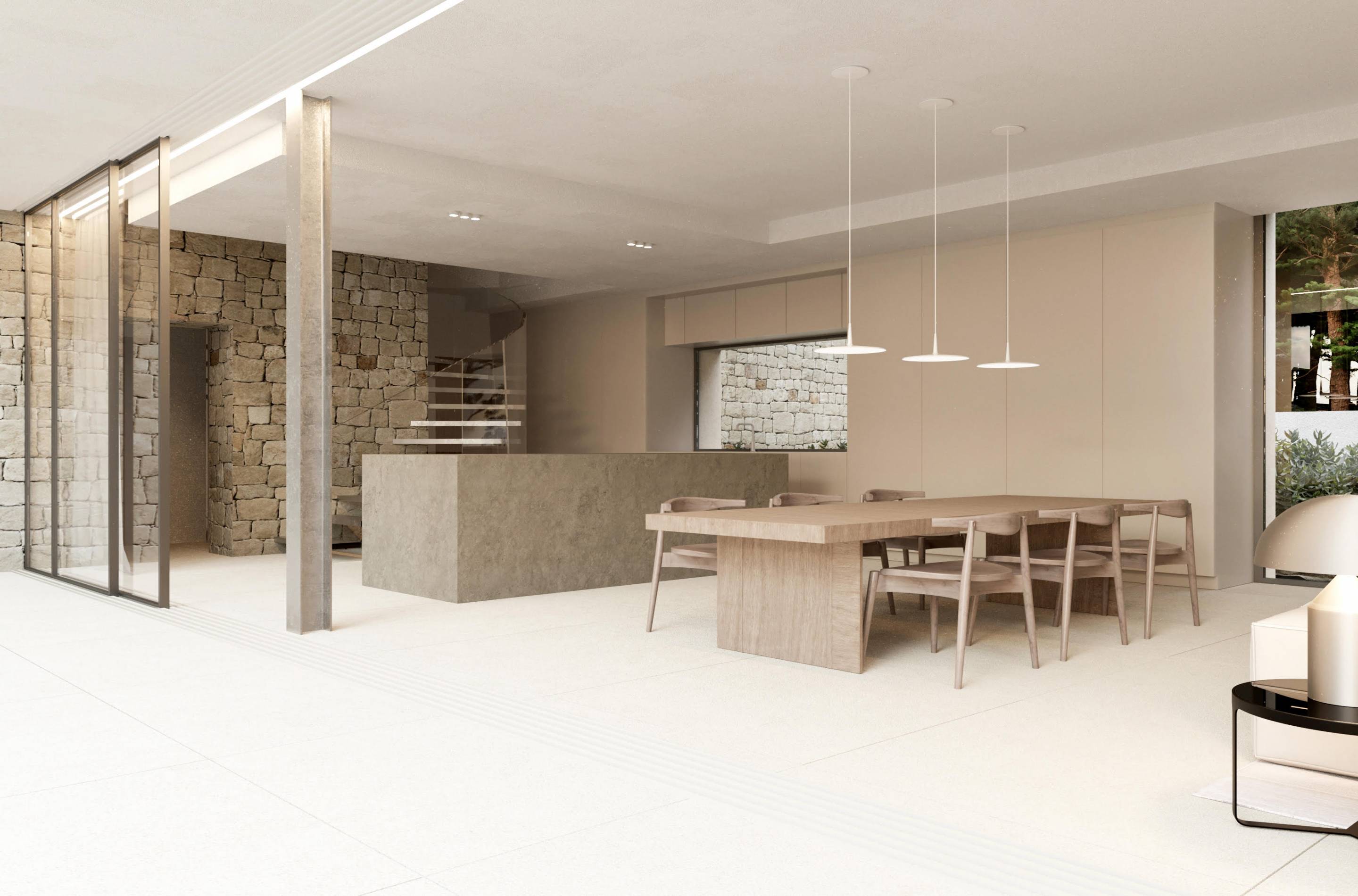 Exterior of new-build villa on 1,046 m2 plot, Benimeit-Tabaira, Moraira