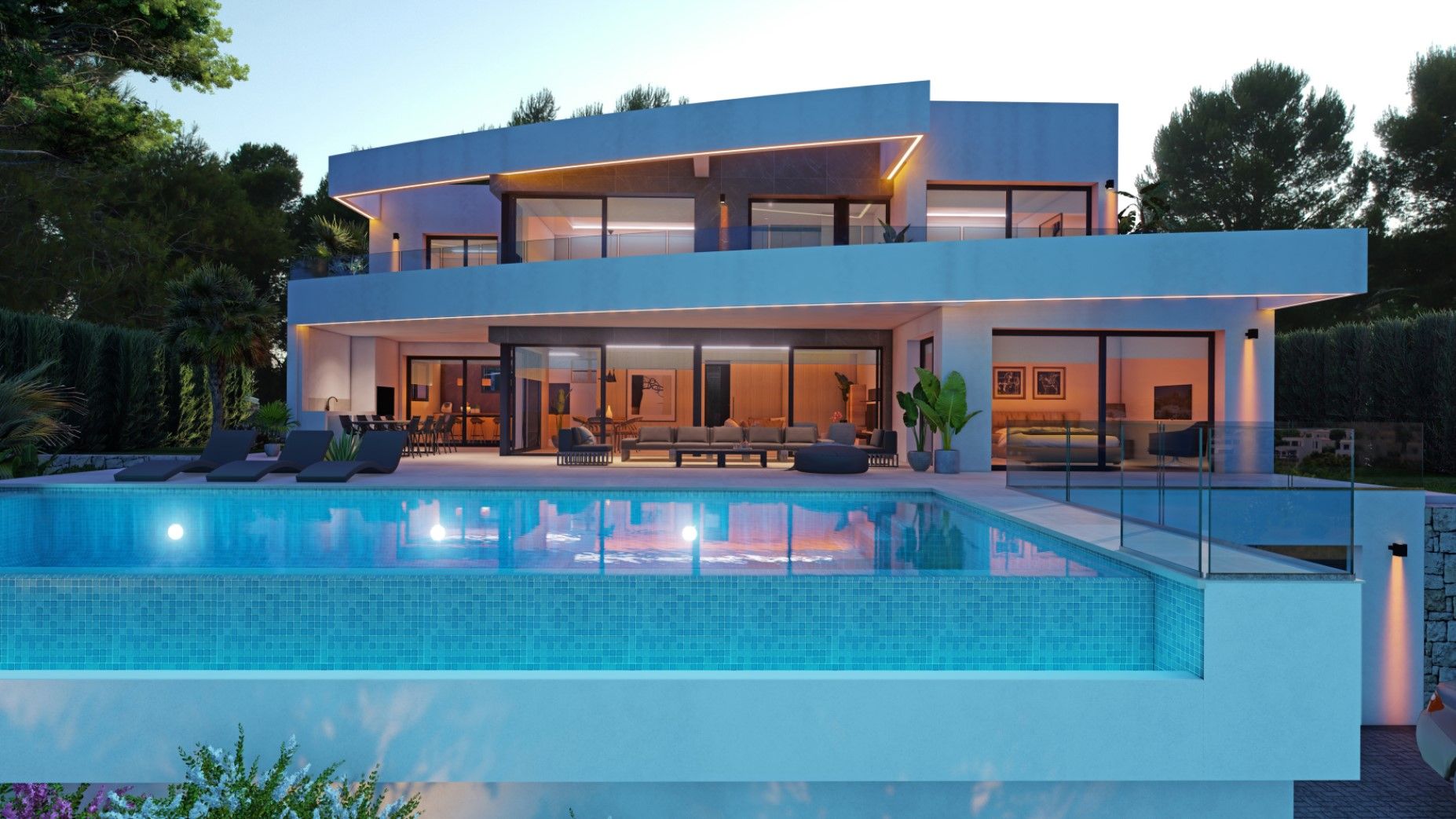 Second bathroom in 4-bedroom villa, Benimeit-Tabaira, Moraira