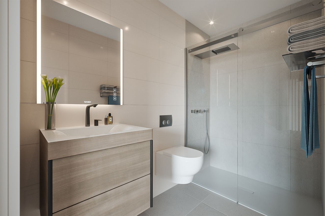 Bathroom in apartment, CENTRO