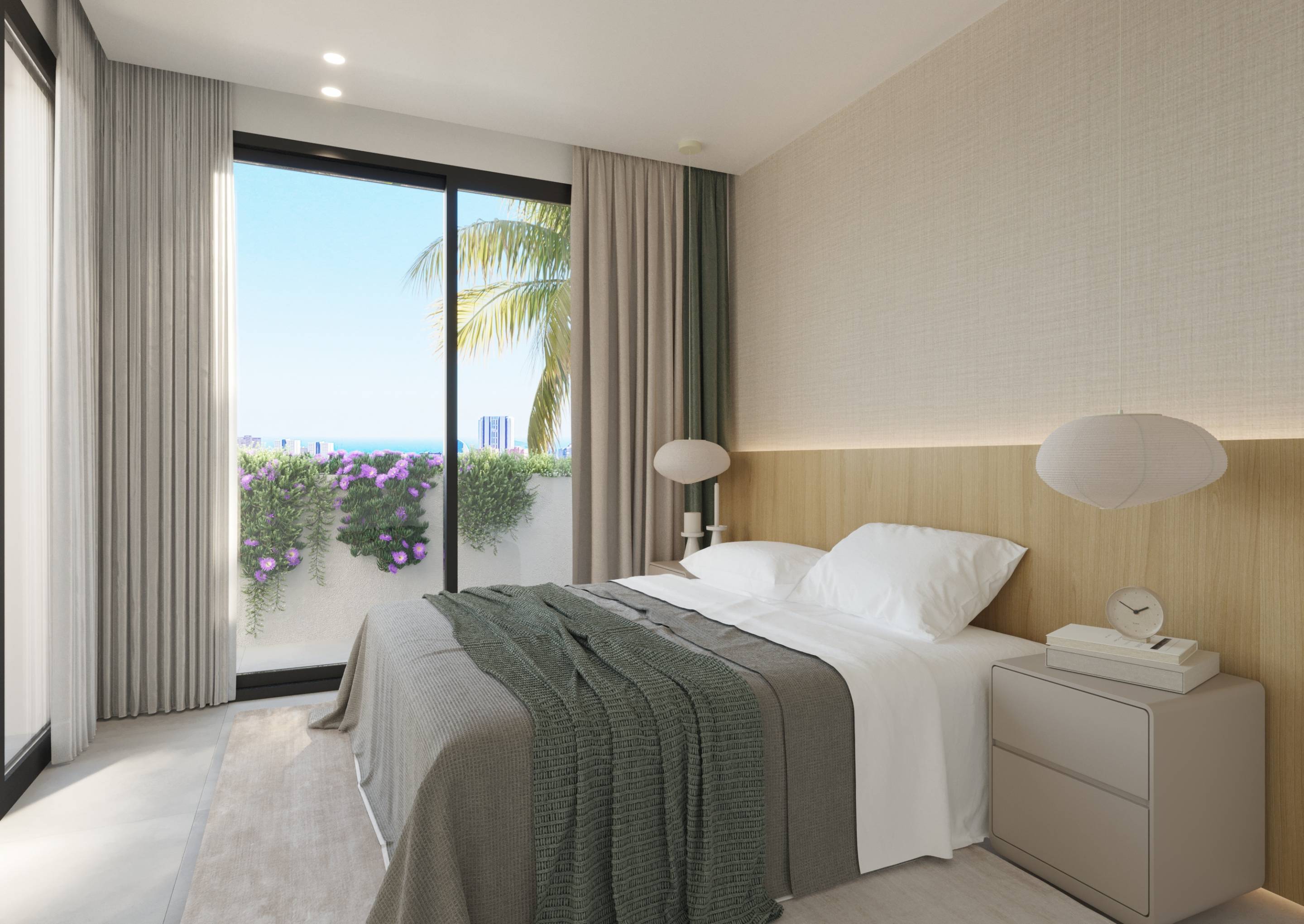 Exterior wall finish in 2-bedroom townhouse, Finestrat Hills