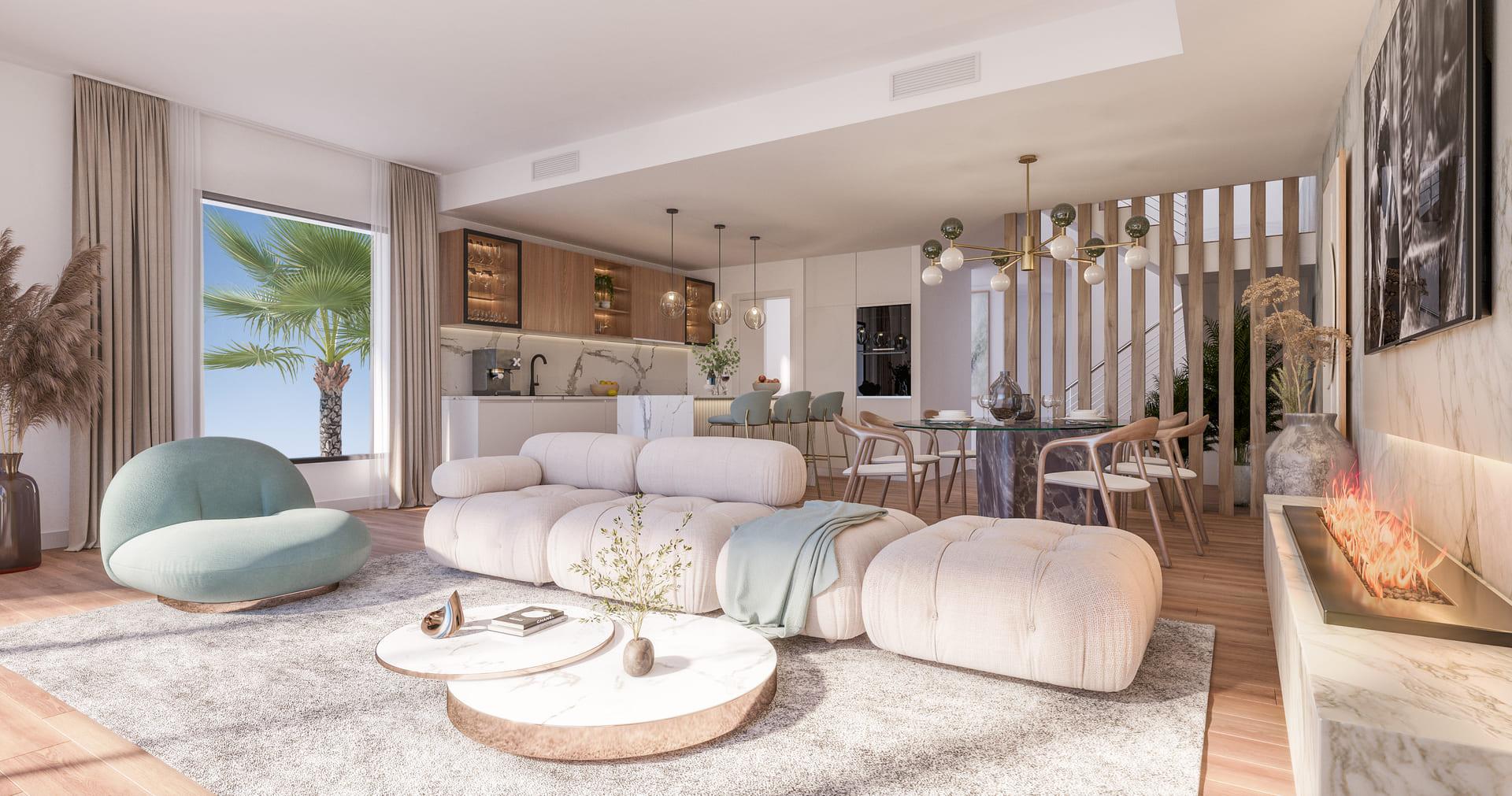 Bathroom in 3-bedroom new-build villa, Calaburra, Mijas