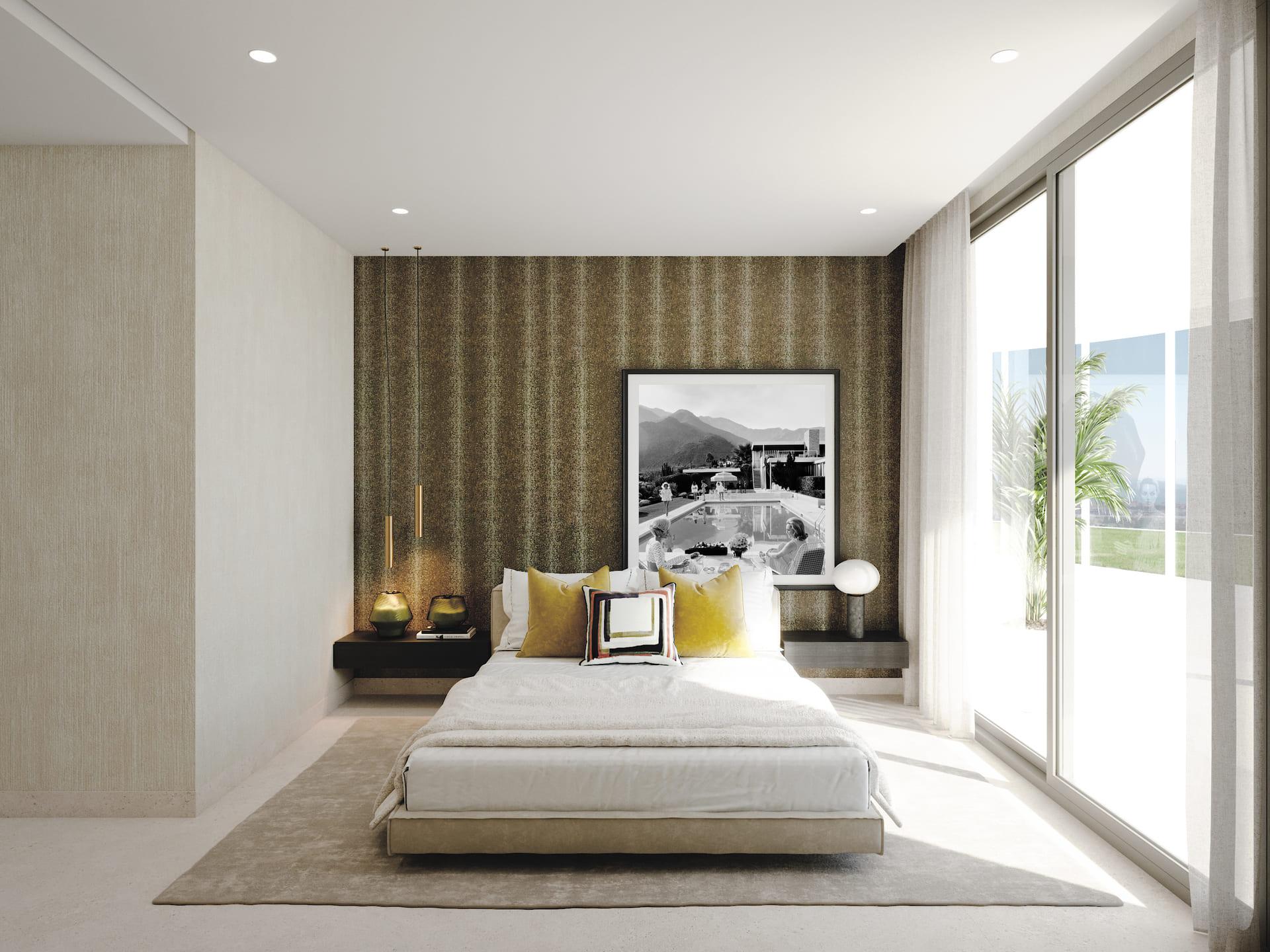 Living room with access to terrace, 2-bedroom apartment, La Quinta