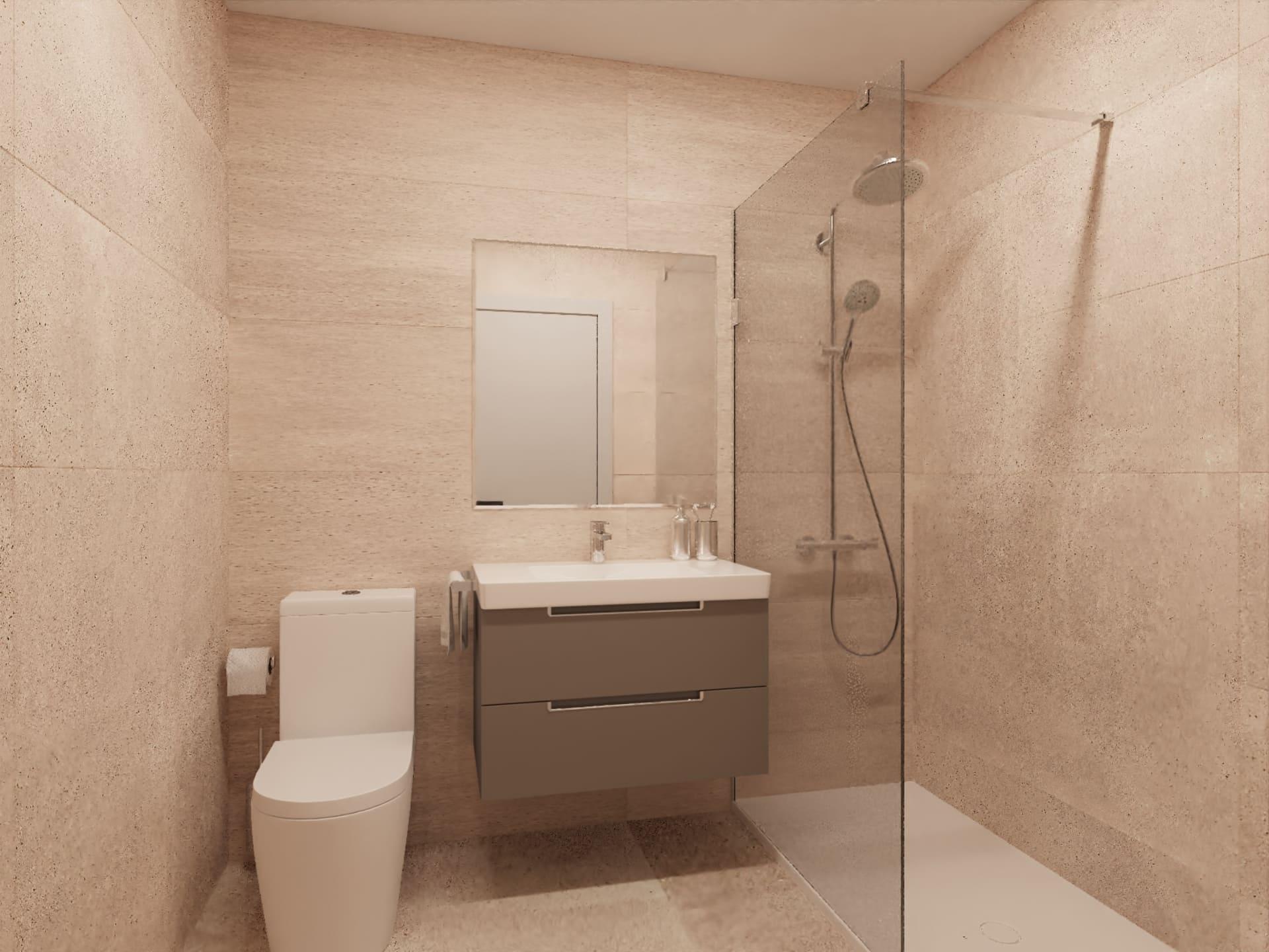 Kitchen area in apartment, Paseo de Parra