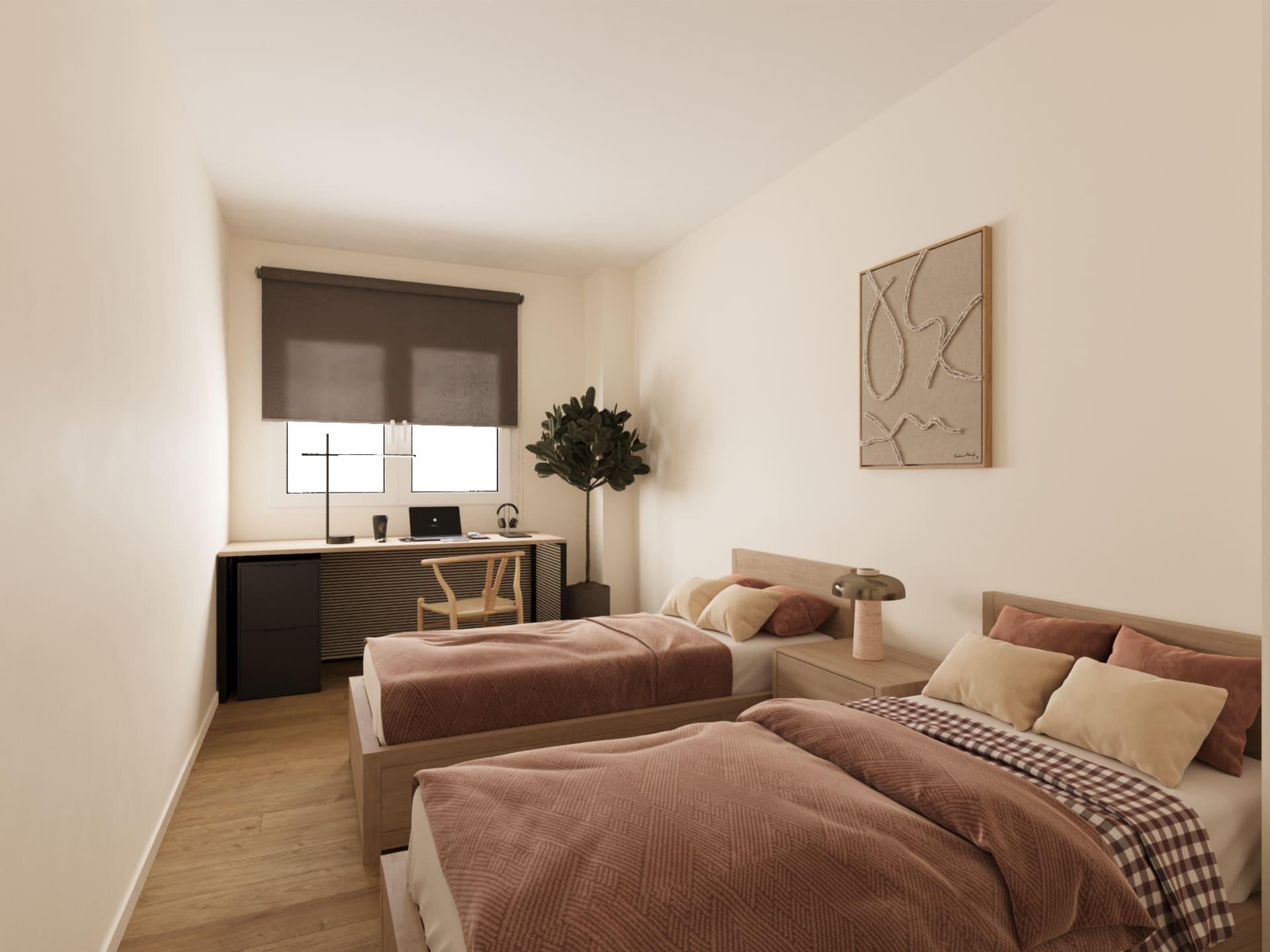 Second view of the apartment interior, Paseo de Parra